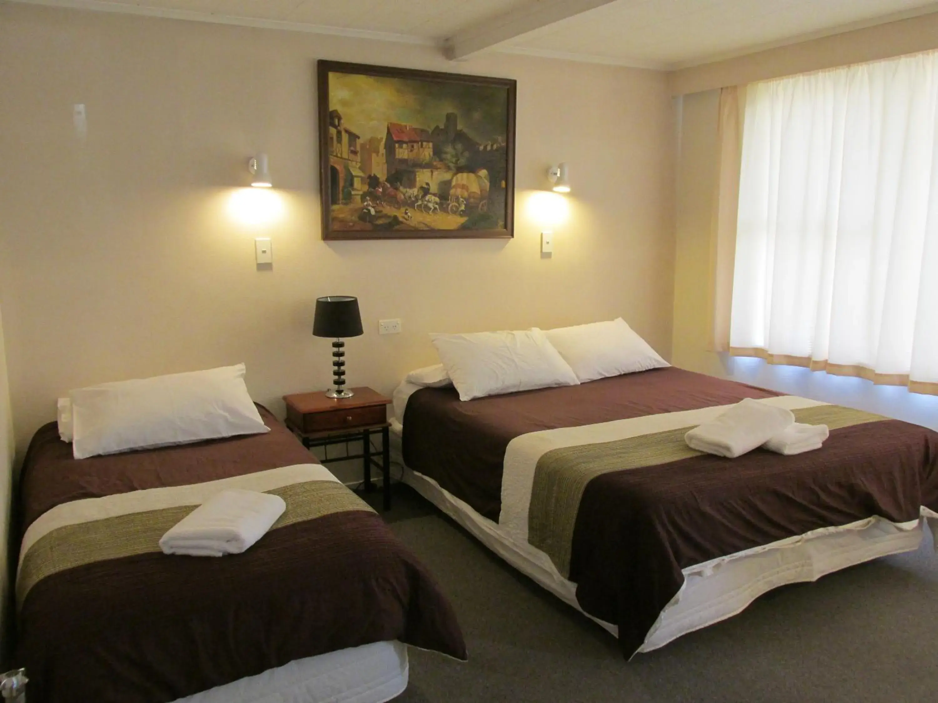 Bedroom, Bed in Kuirau Park Motor Lodge