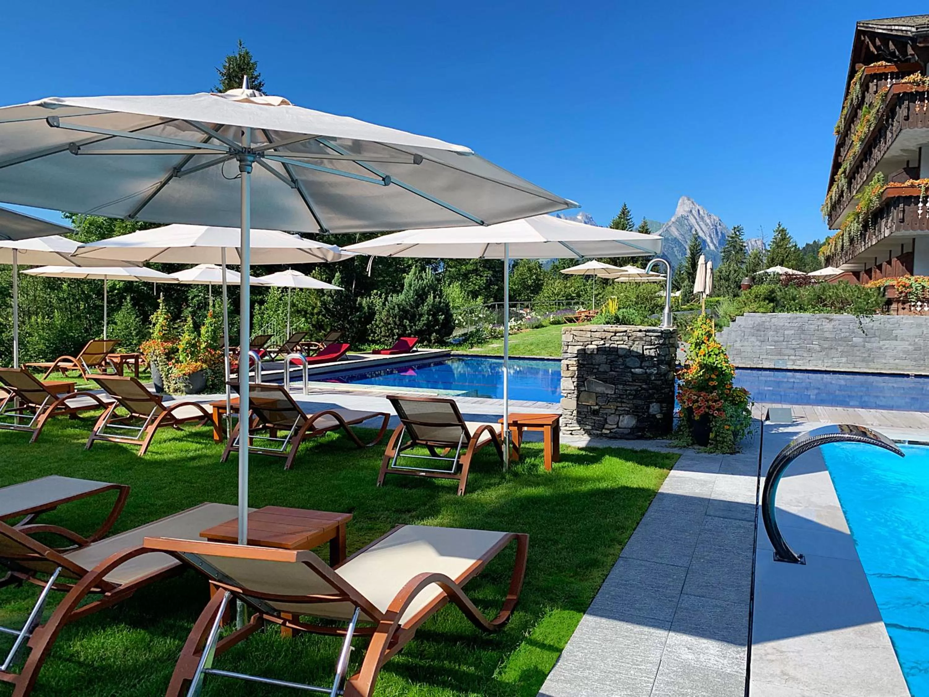 Swimming pool in ERMITAGE Wellness- & Spa-Hotel