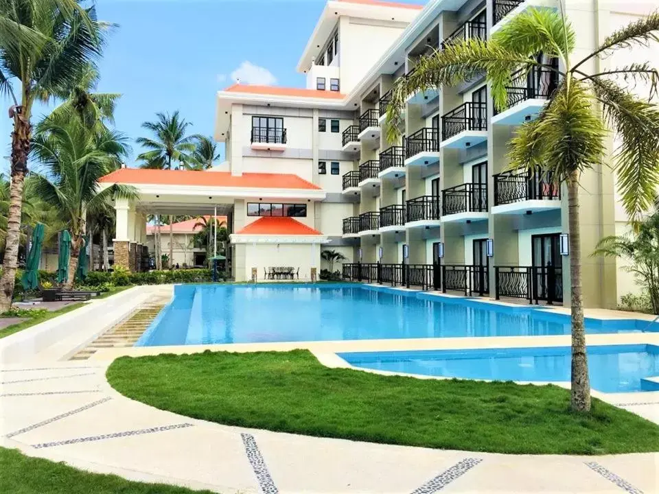 Property building, Swimming Pool in Costa Palawan Resort