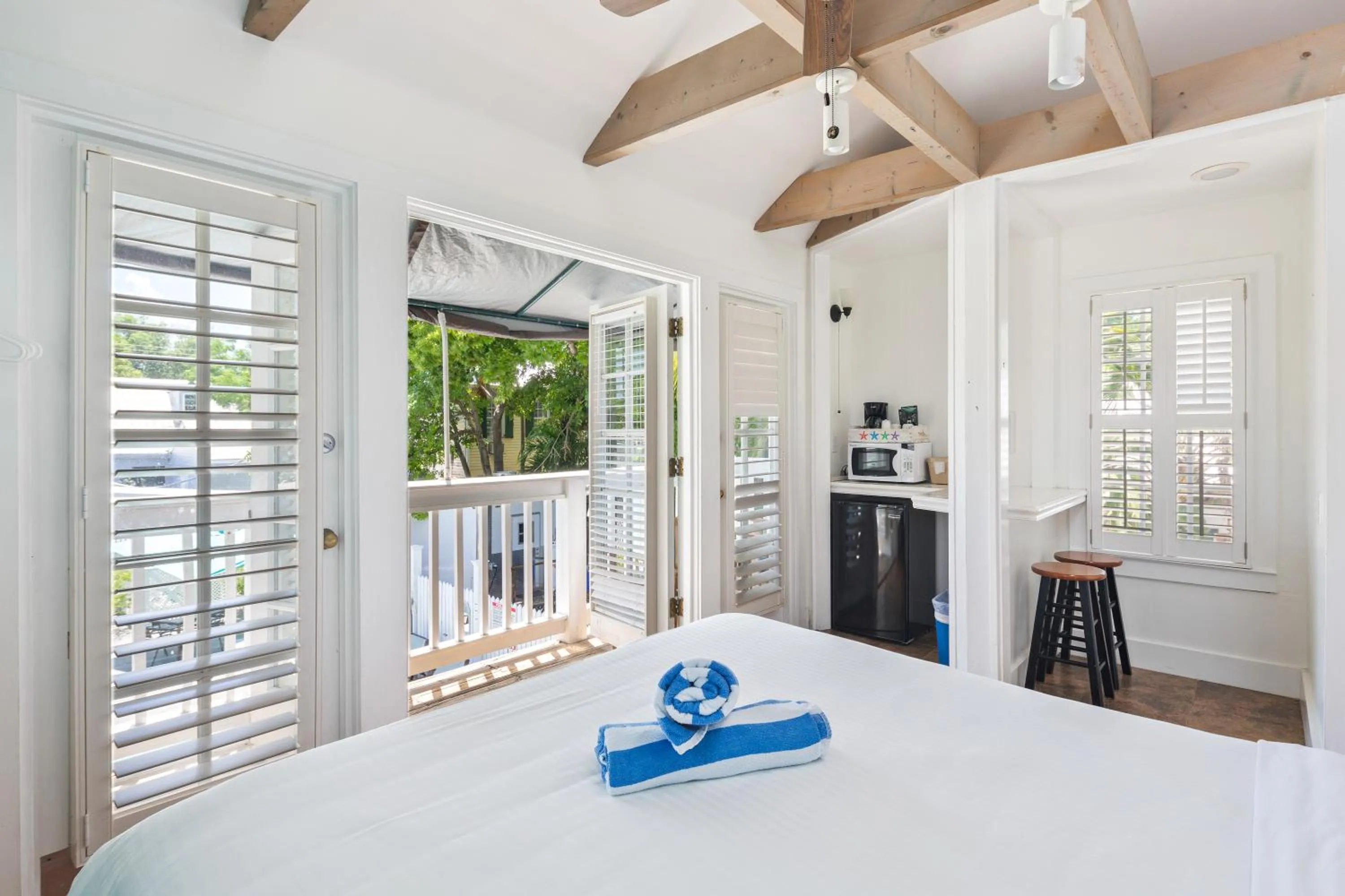 Bed in Wicker Guesthouse