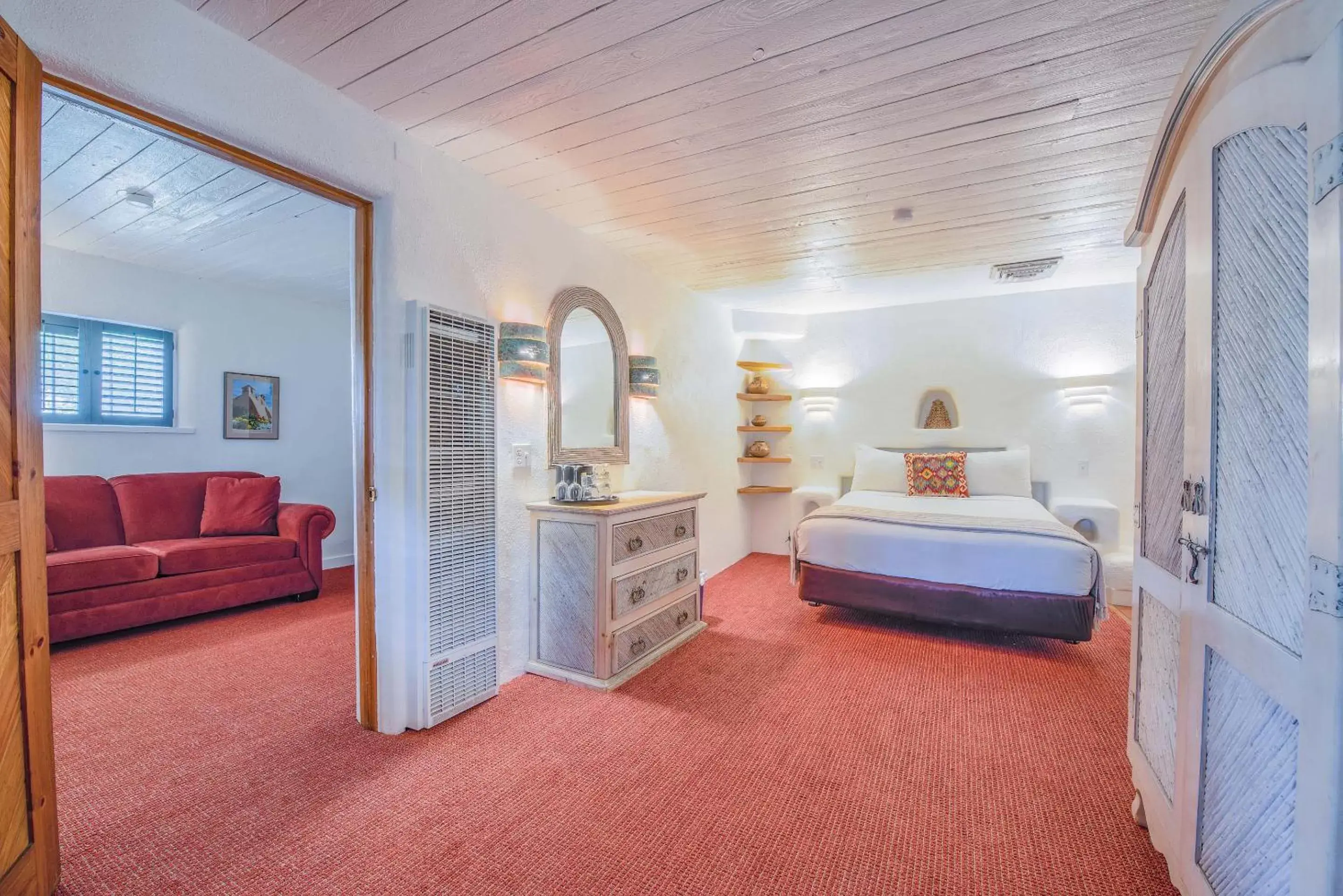 Bedroom, Bed in The Historic Taos Inn