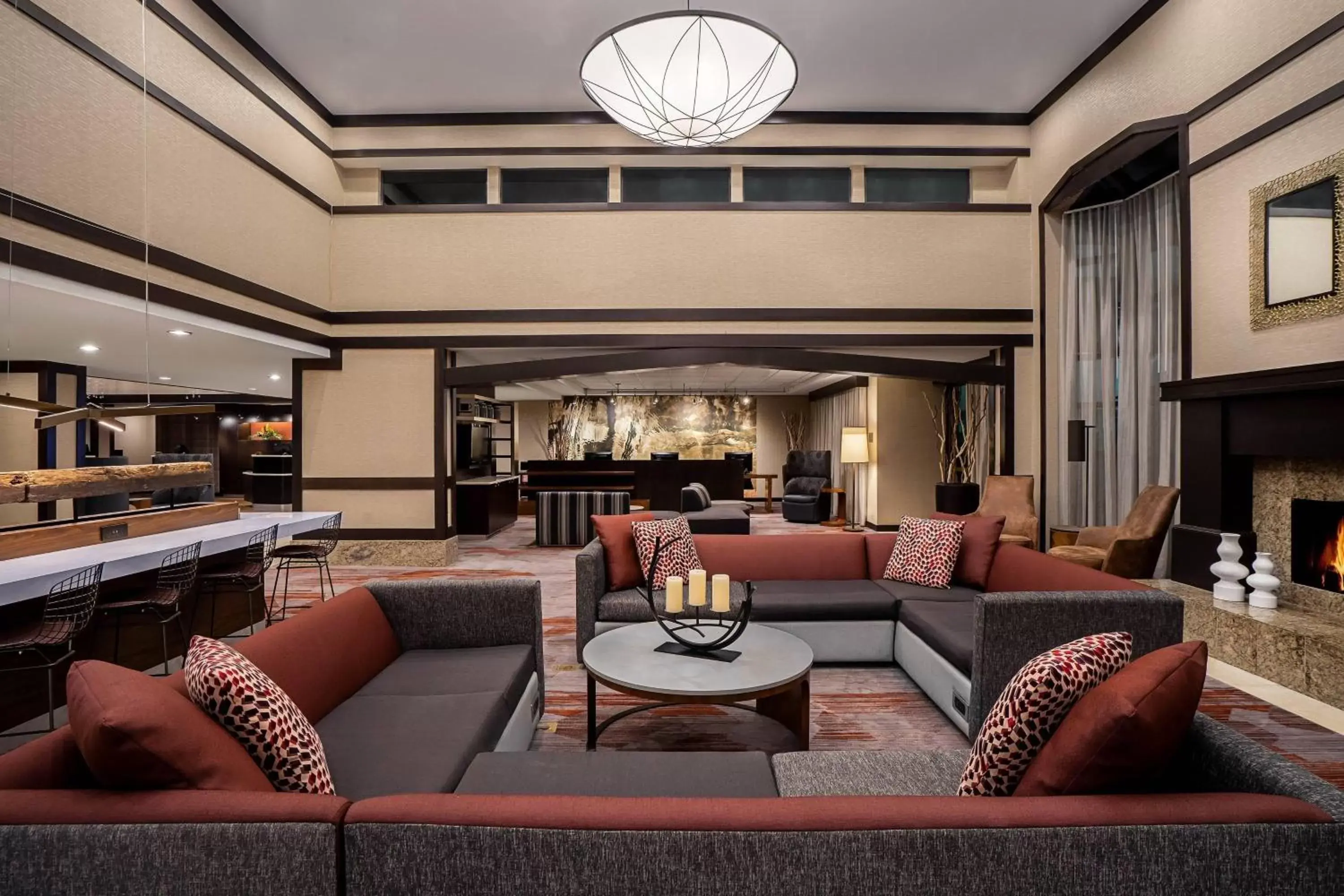 Lobby or reception, Seating Area in Courtyard by Marriott Los Angeles Pasadena Old Town