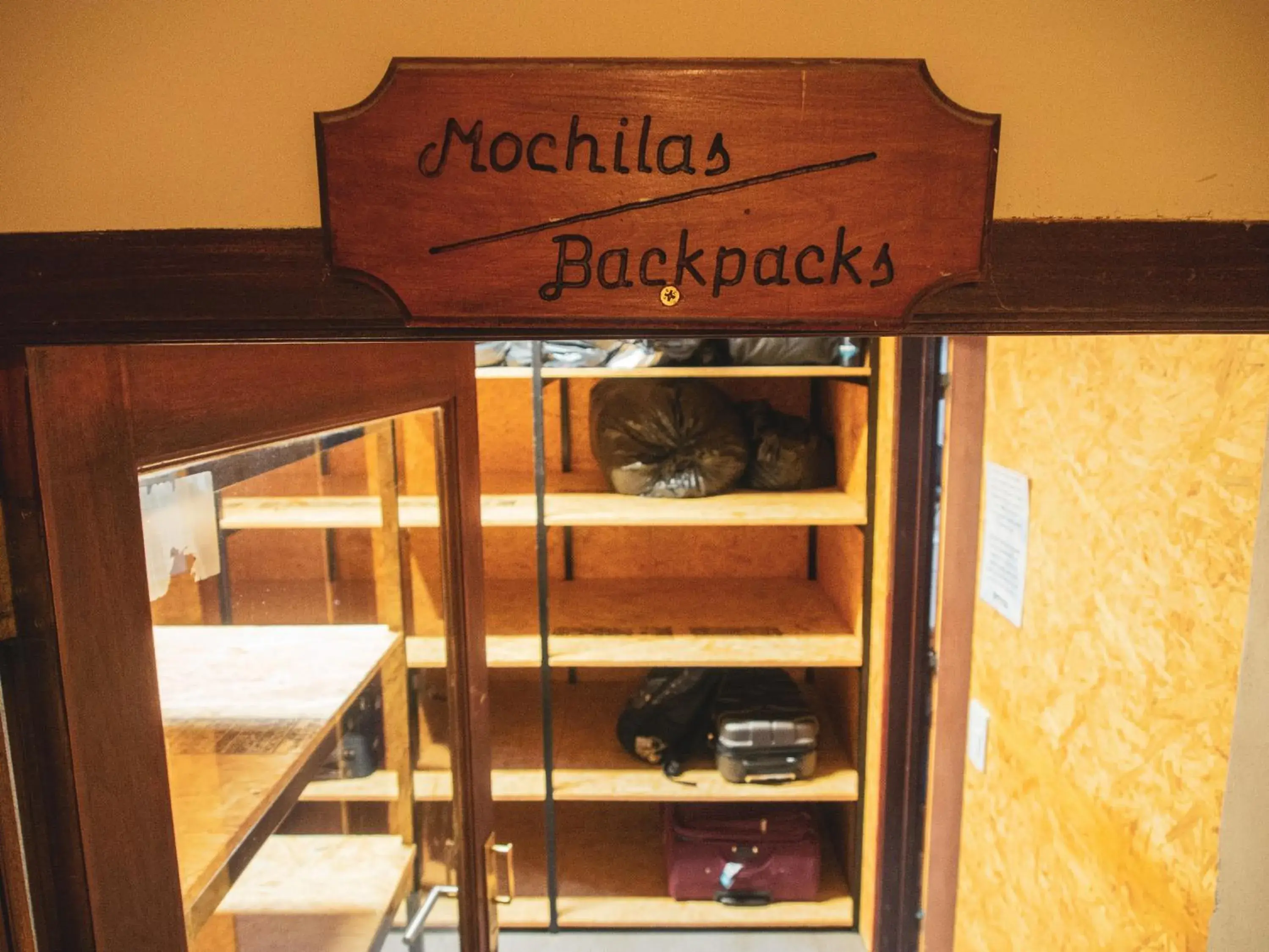 storage in America del Sur Hostel Calafate