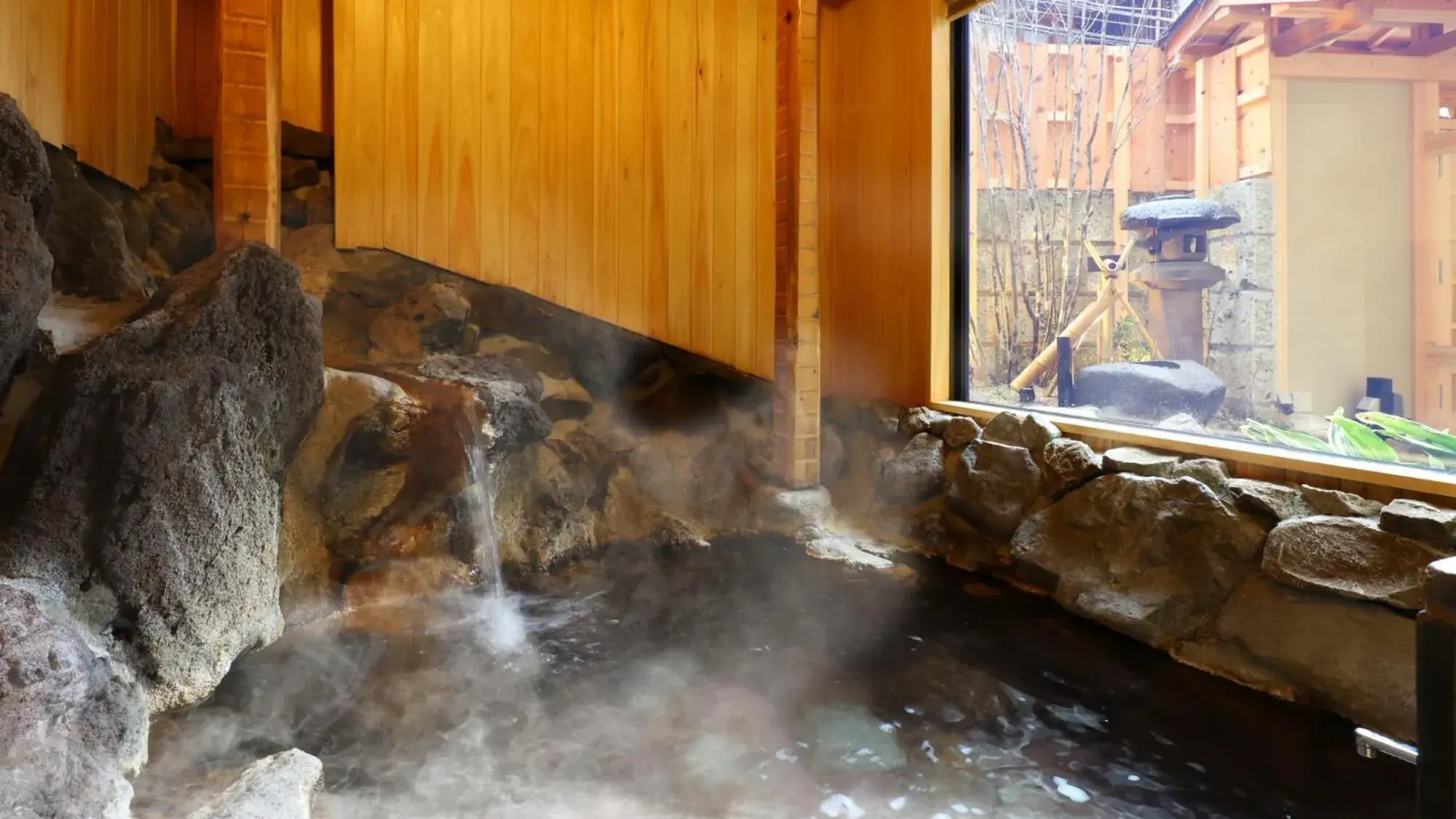 Bathroom in Shibu Onsen Kokuya