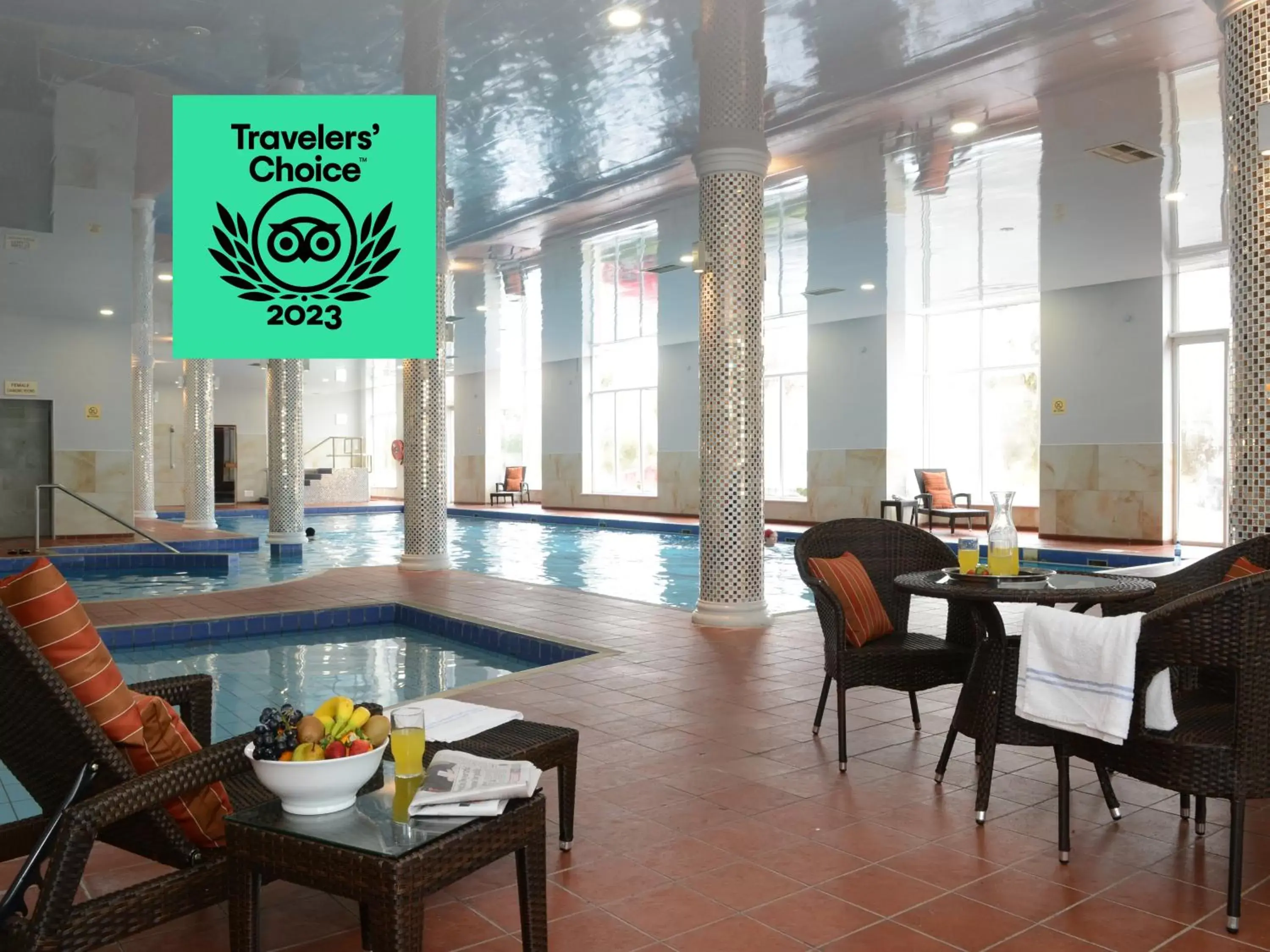 Swimming pool, Restaurant/Places to Eat in Clanree Hotel & Leisure Centre