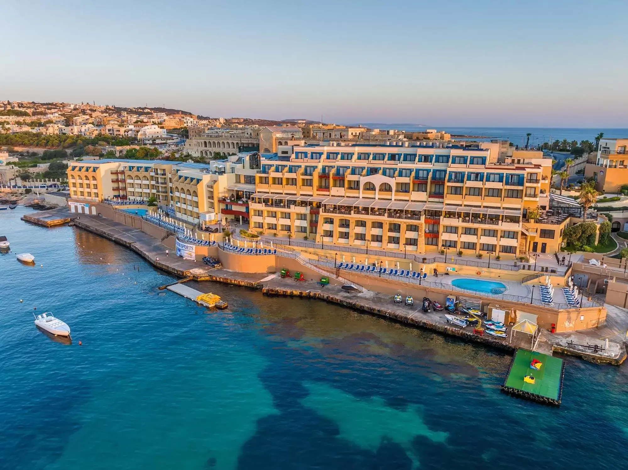 Property building, Bird's-eye View in Marina Hotel Corinthia Beach Resort Malta
