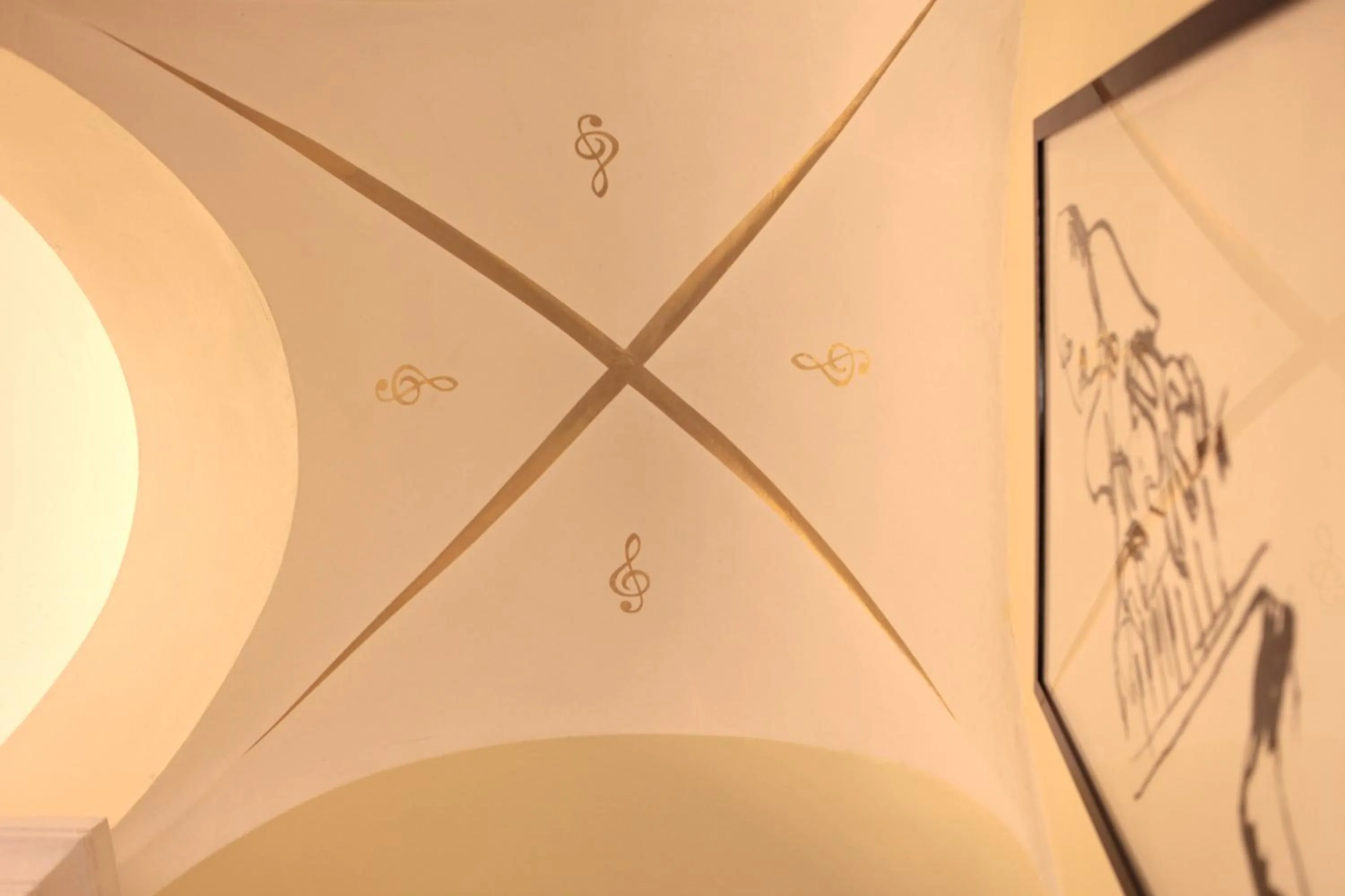 Decorative detail in Hotel Viktoria