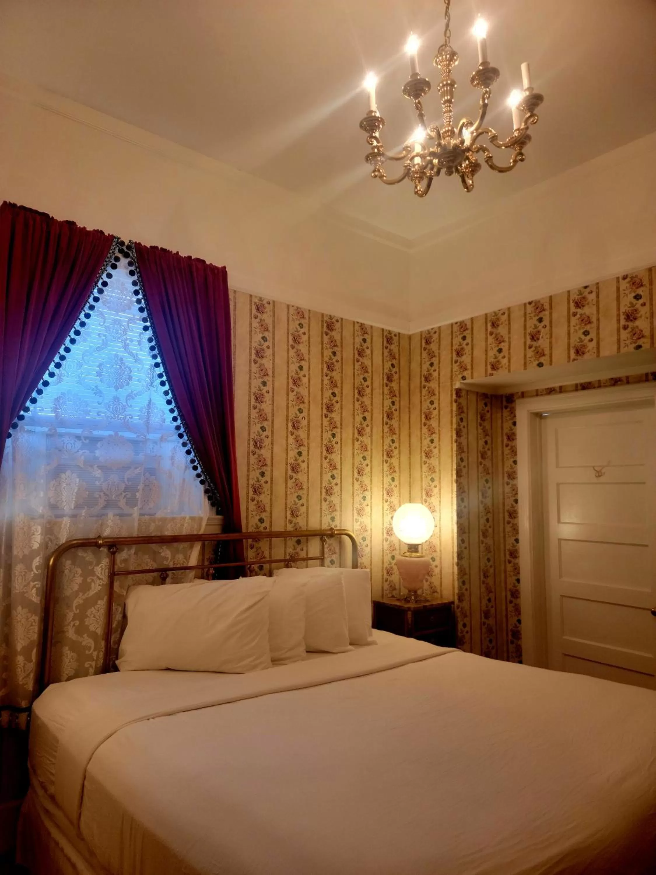 Bed in Copper Queen Hotel