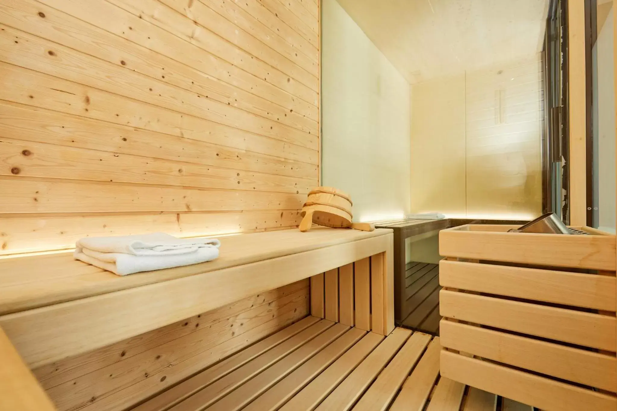 Sauna in Pateo dos Solares Charm Hotel