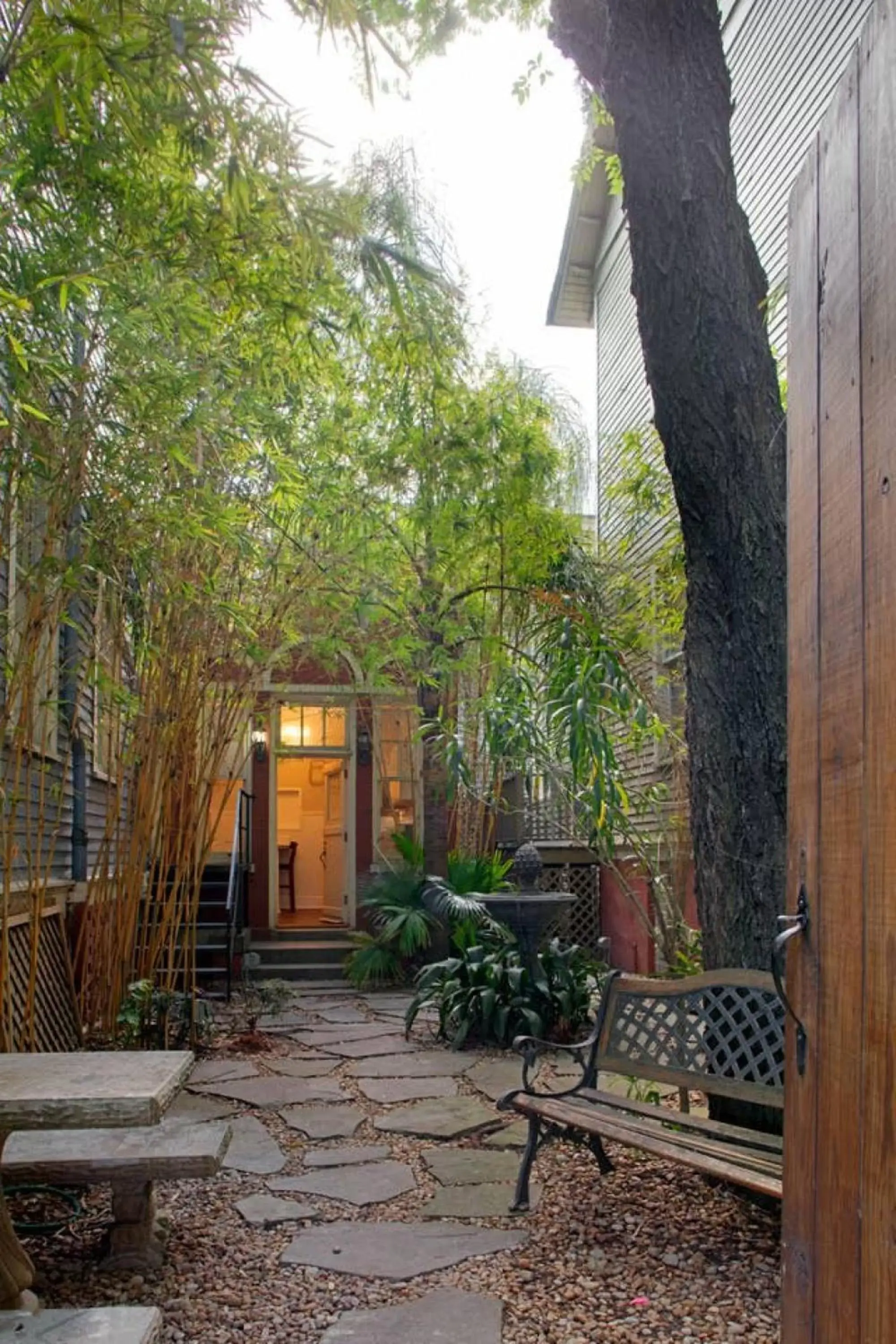 Patio in 101 E Waldburg - Cozy Cottage just off of Forsyth Park