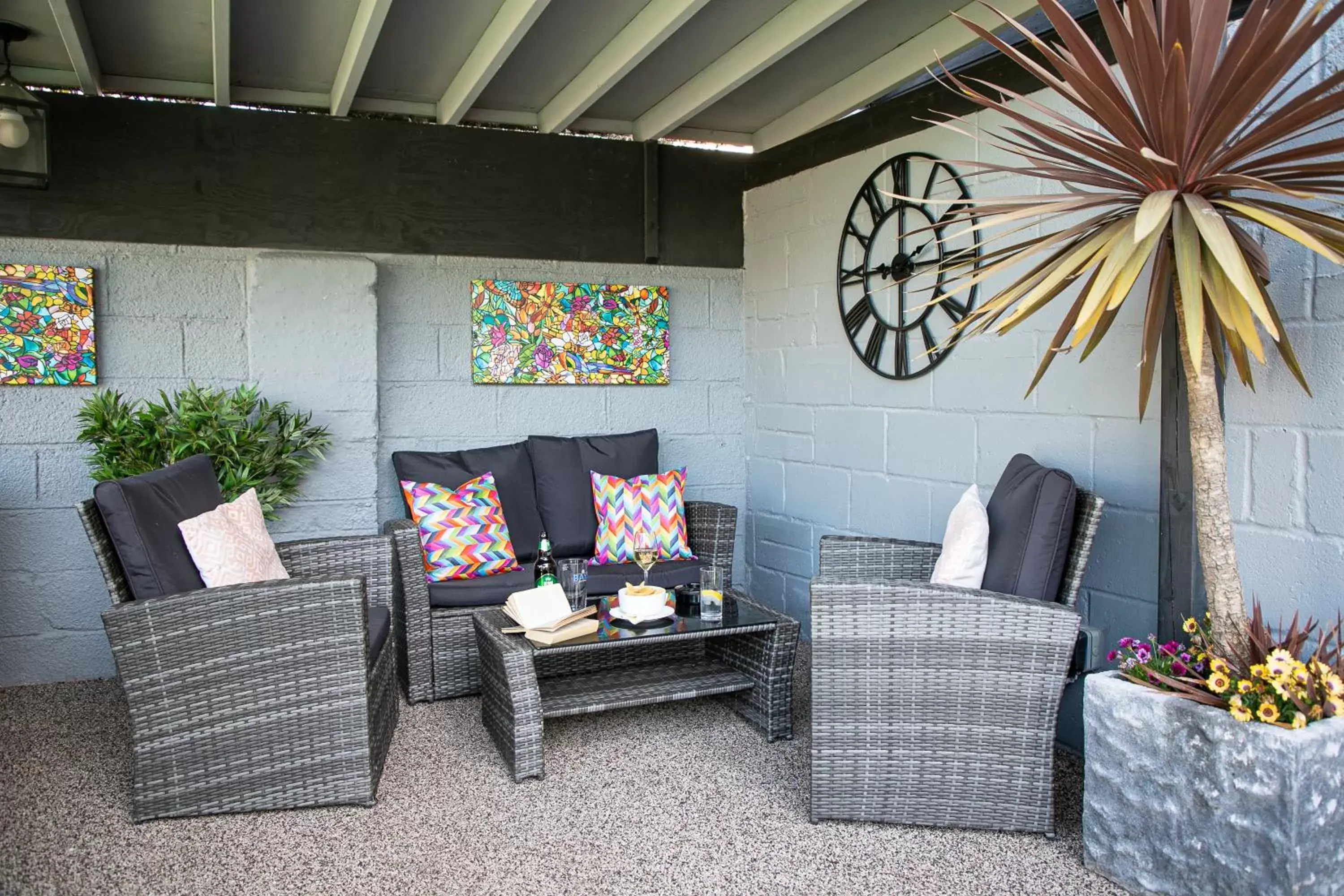 Patio, Seating Area in The Devon Court