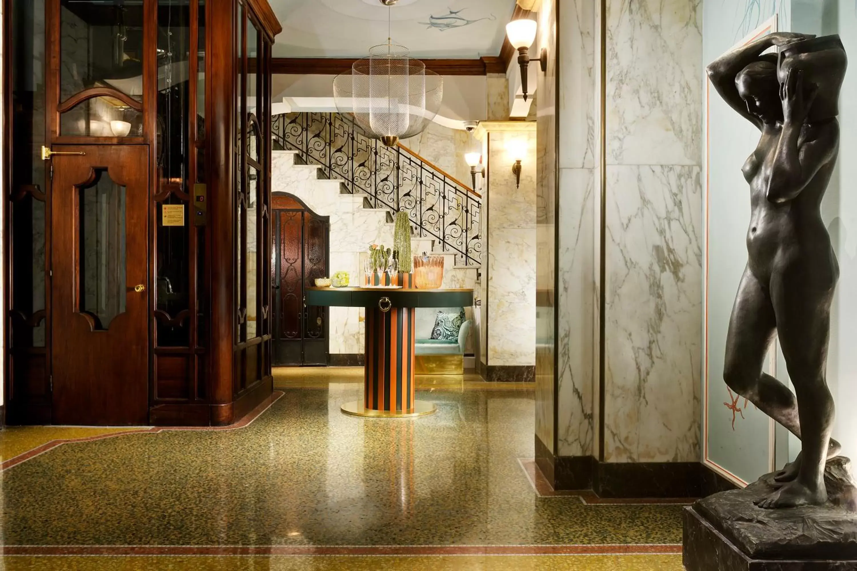 Lobby or reception, Lobby/Reception in Hotel Continental Genova