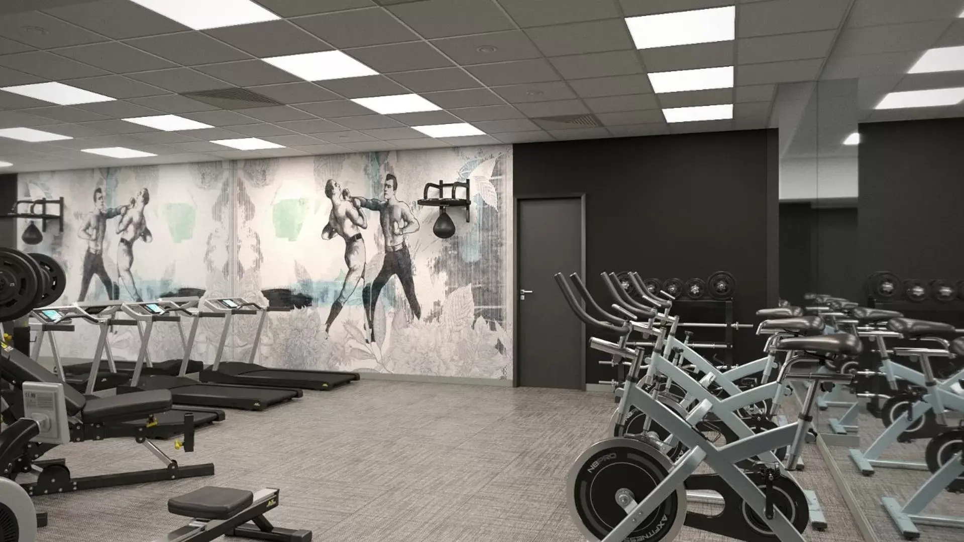 Fitness centre/facilities, Fitness Center/Facilities in Barceló Budapest