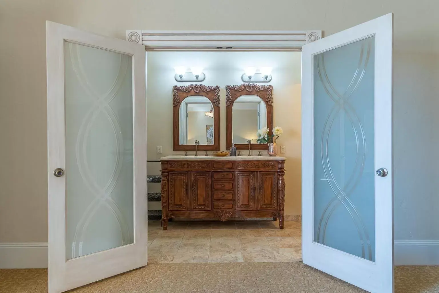 Bathroom in Chateau Coralini