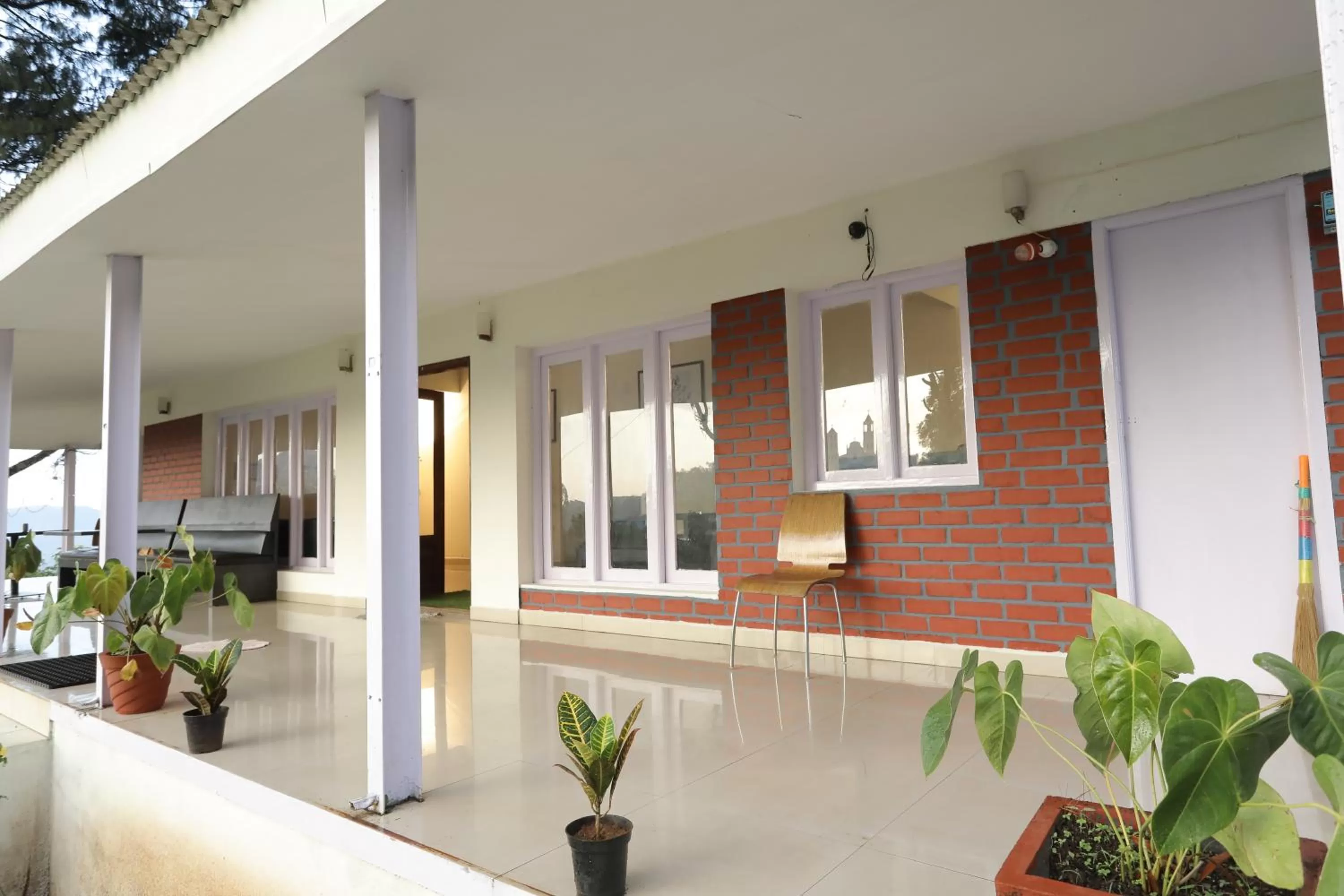 Patio in Nilgiris Inn By Lexstays Kotagiri, Ooty