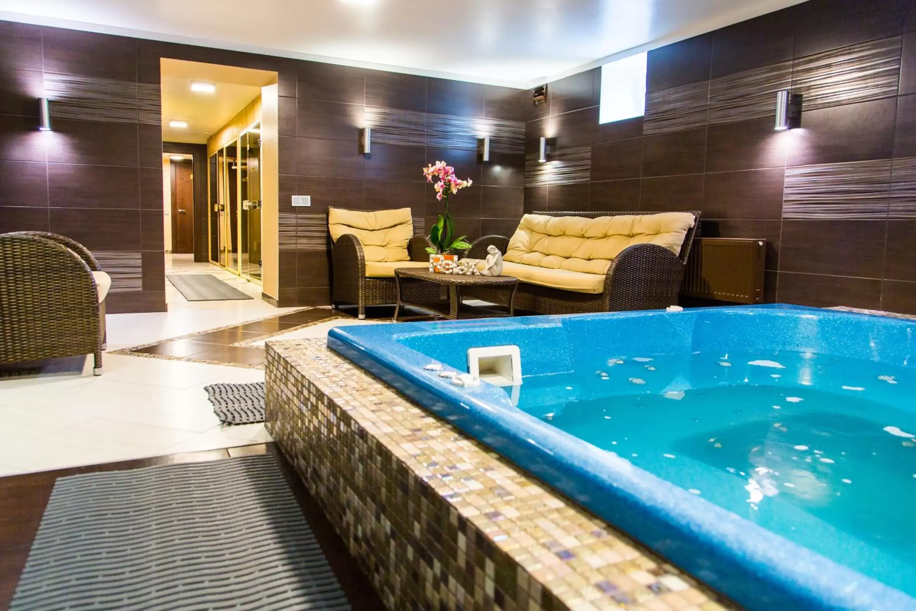 Sauna, Swimming Pool in Bellevue Park Hotel Riga