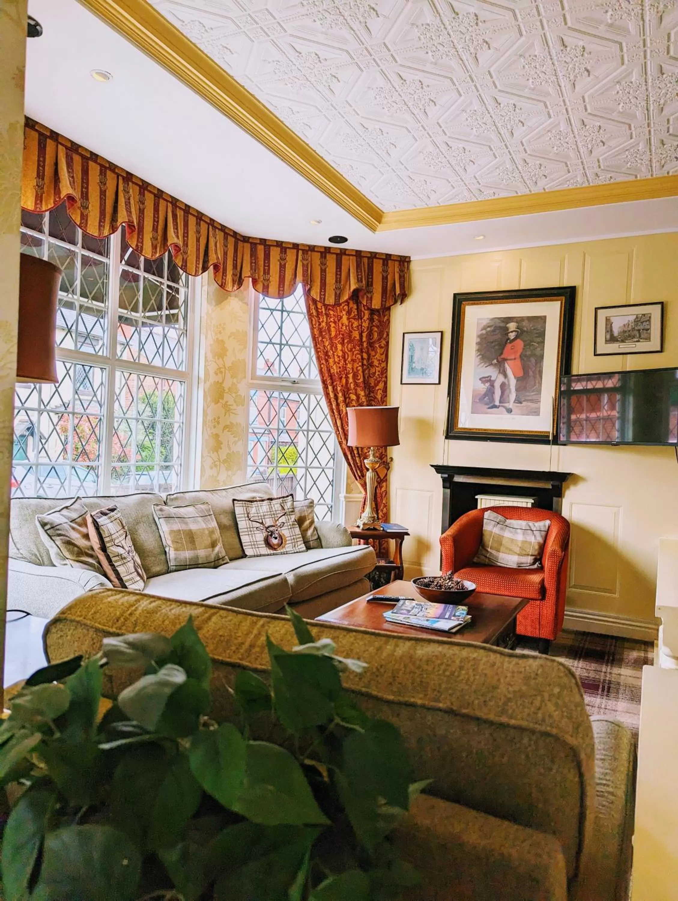 Seating area in Brookside Hotel & Restaurant ,Suitable for Solo Travelers Couples Educational Groups & Families welcome