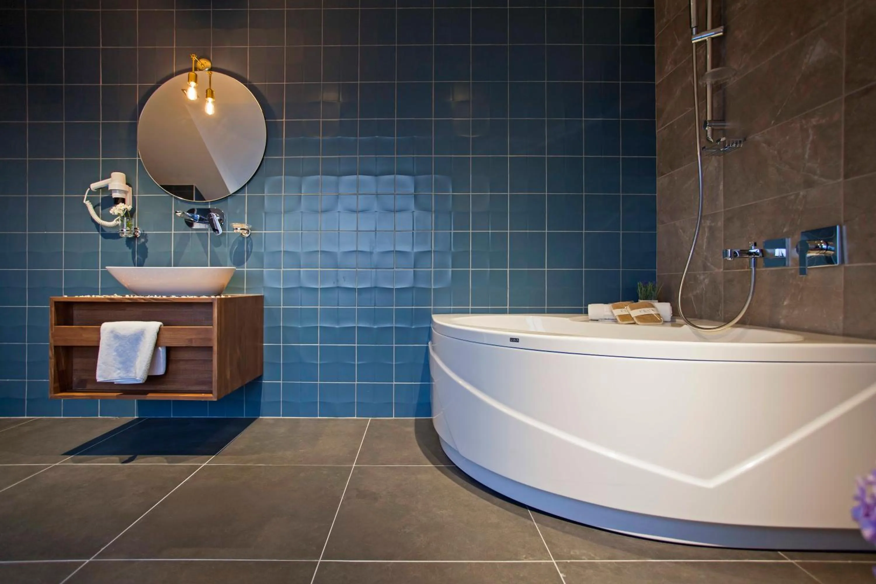 Bathroom in Hotel Cura