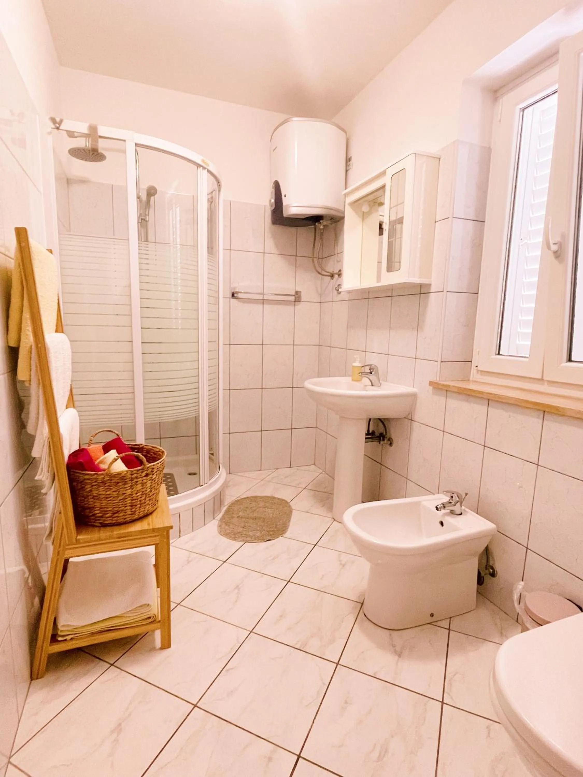 Shower in Apartments Villa Marijeta with Free Parking