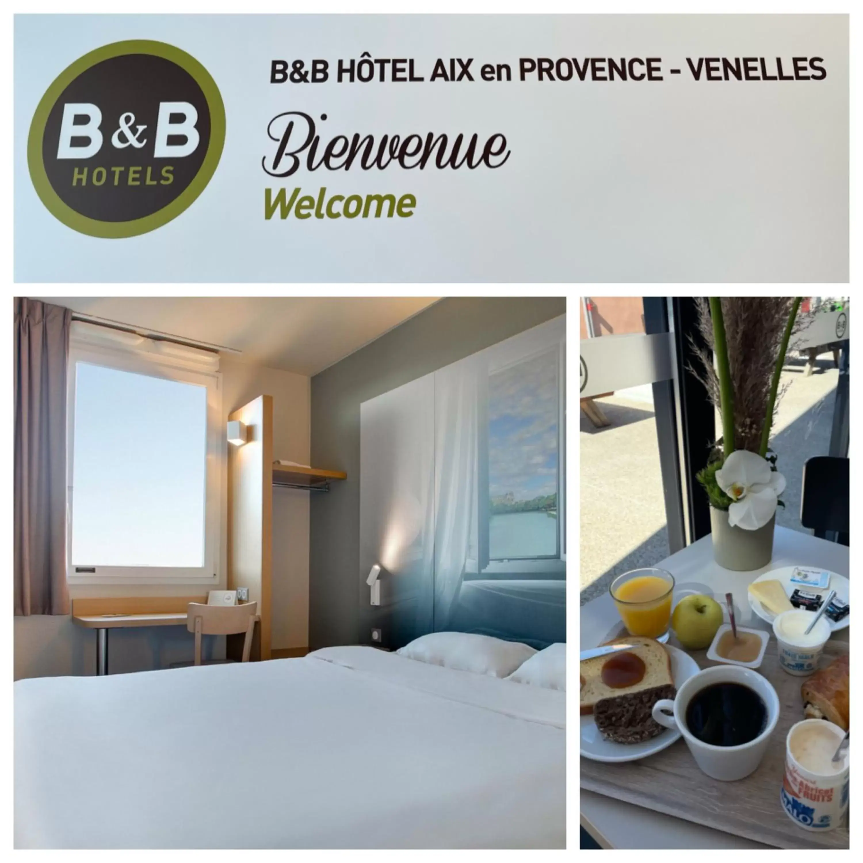 Property building, Bed in B&B HOTEL Aix en Provence Venelles Property building, Bed in B&B HOTEL Aix en Provence Venelles