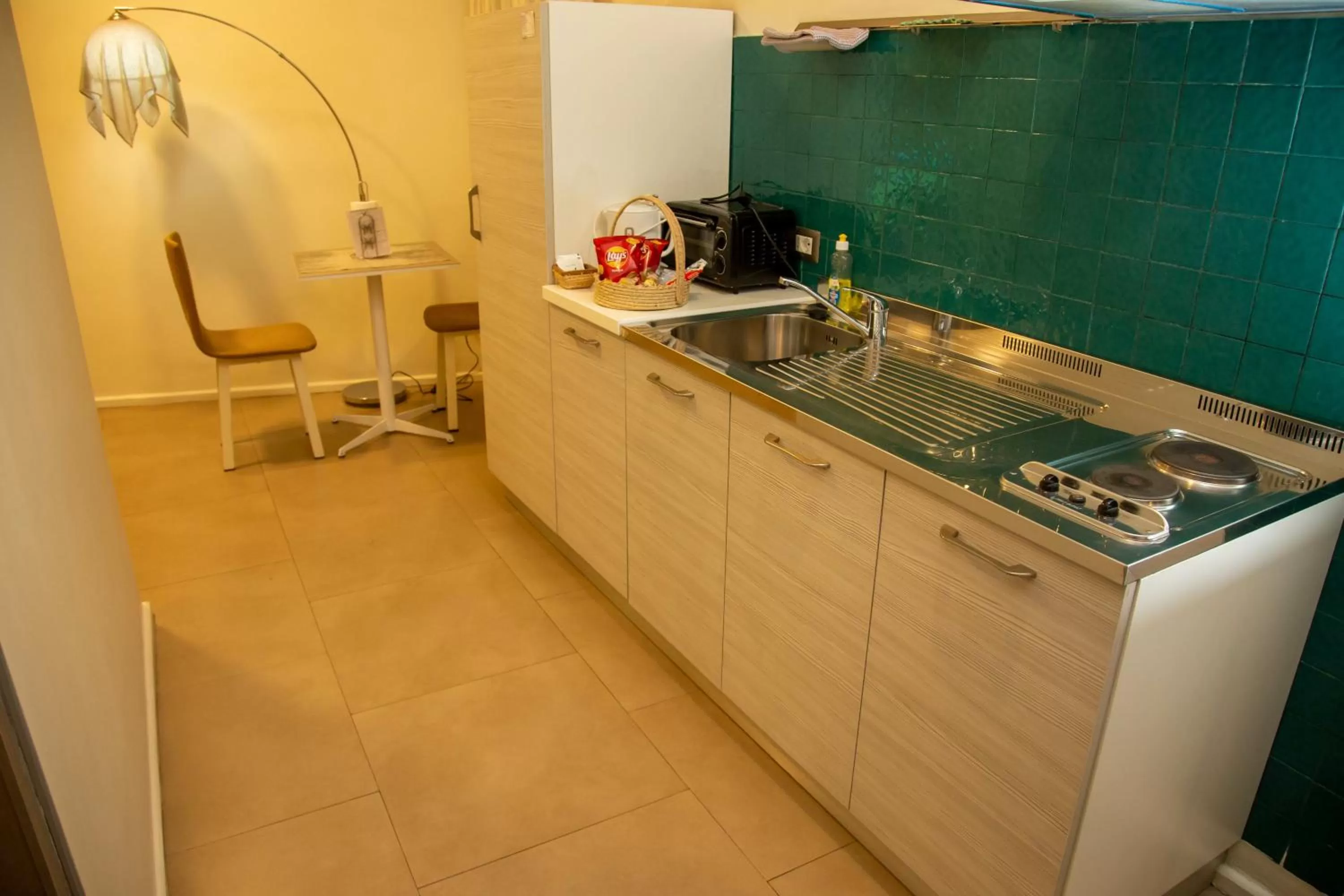 Kitchen or kitchenette in Hotel La Villette