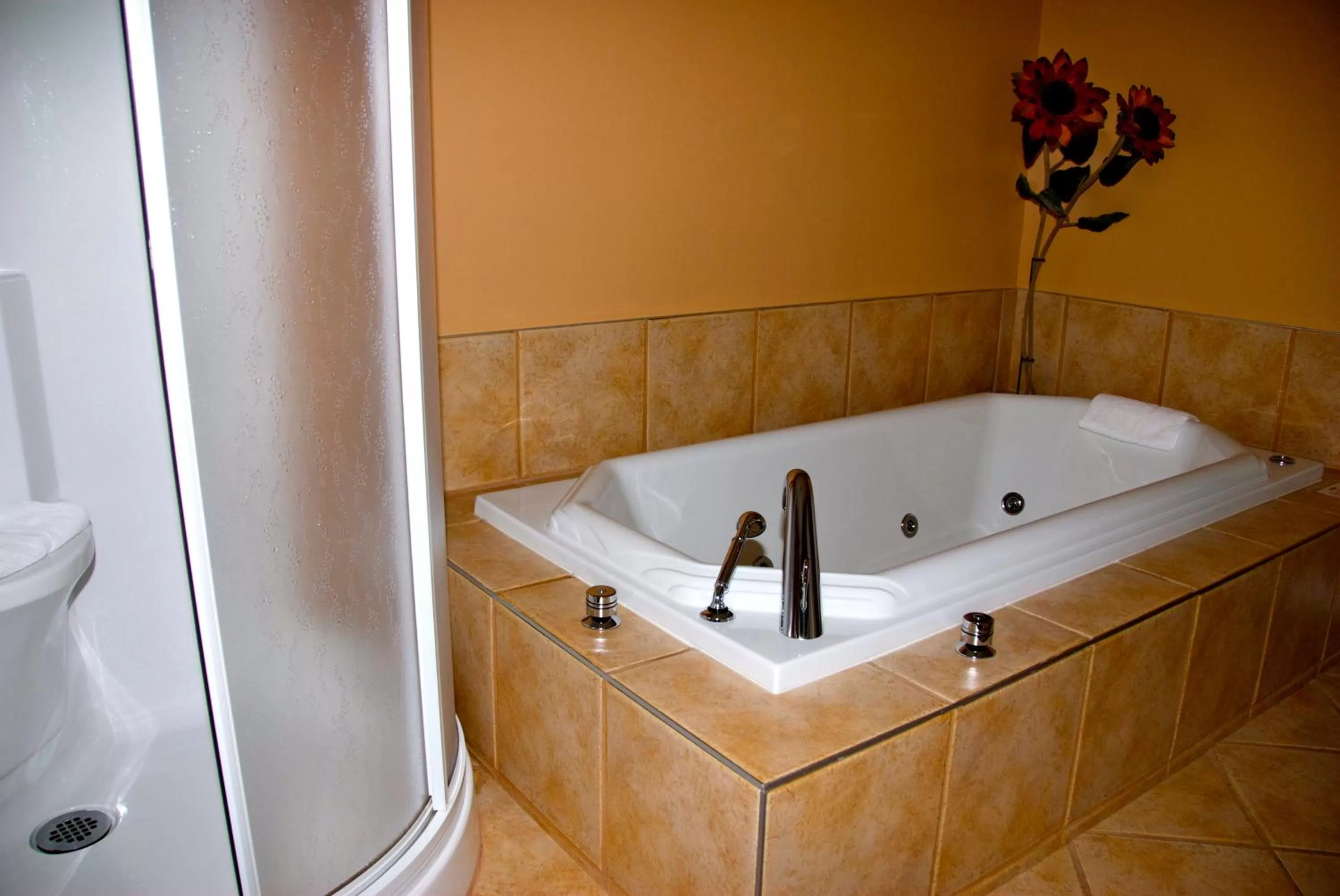 Bathroom in Motel Des Cascades