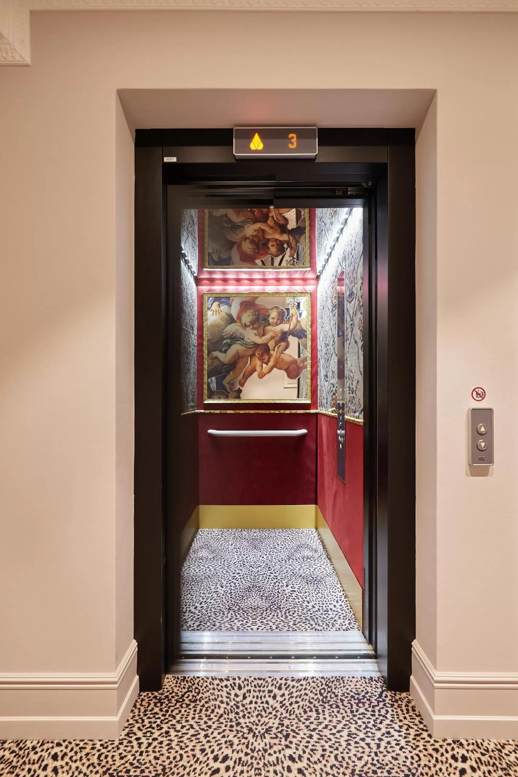 elevator in The Leo Grand