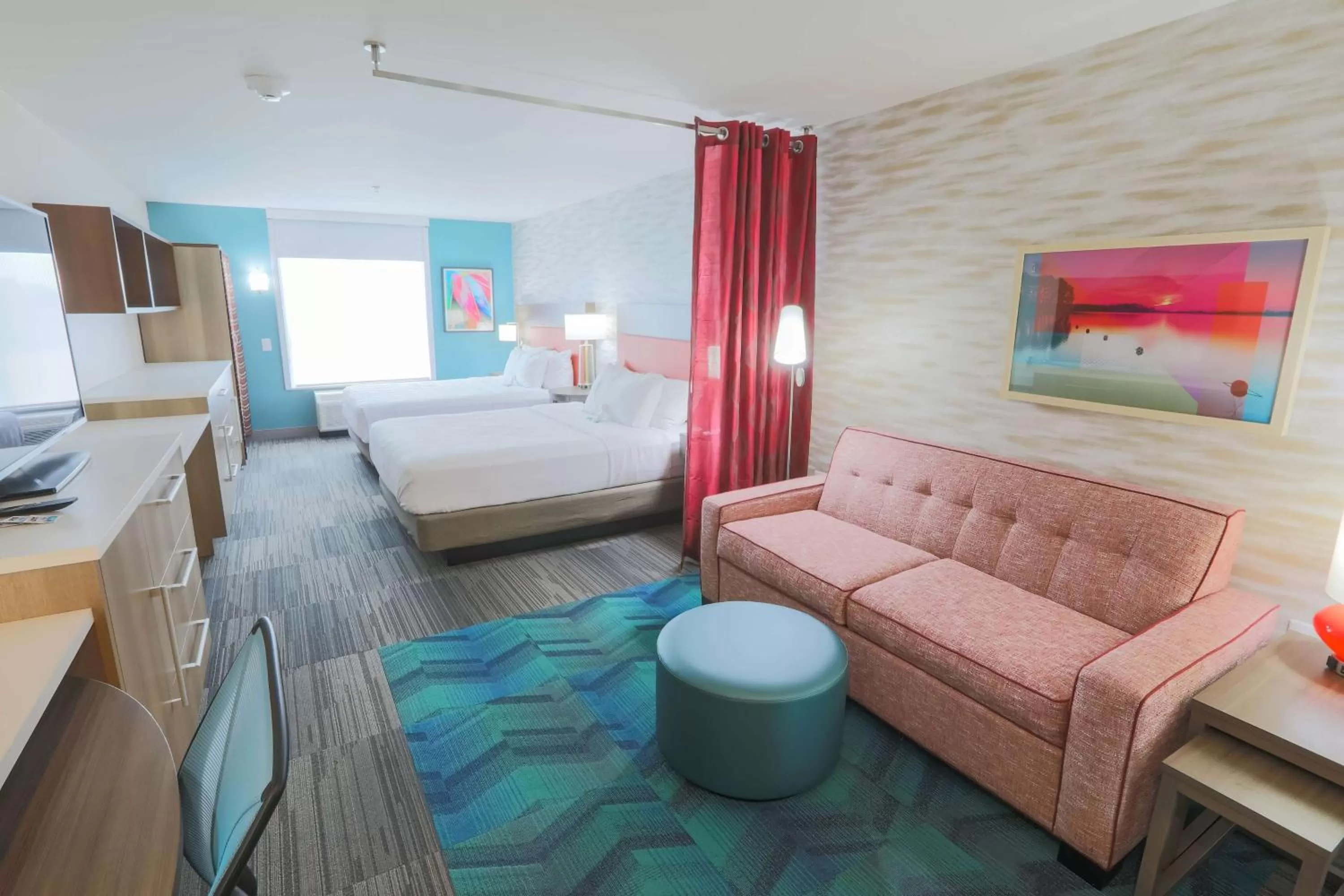 Bedroom, Bed in Home2 Suites By Hilton Cumming Atlanta, Ga