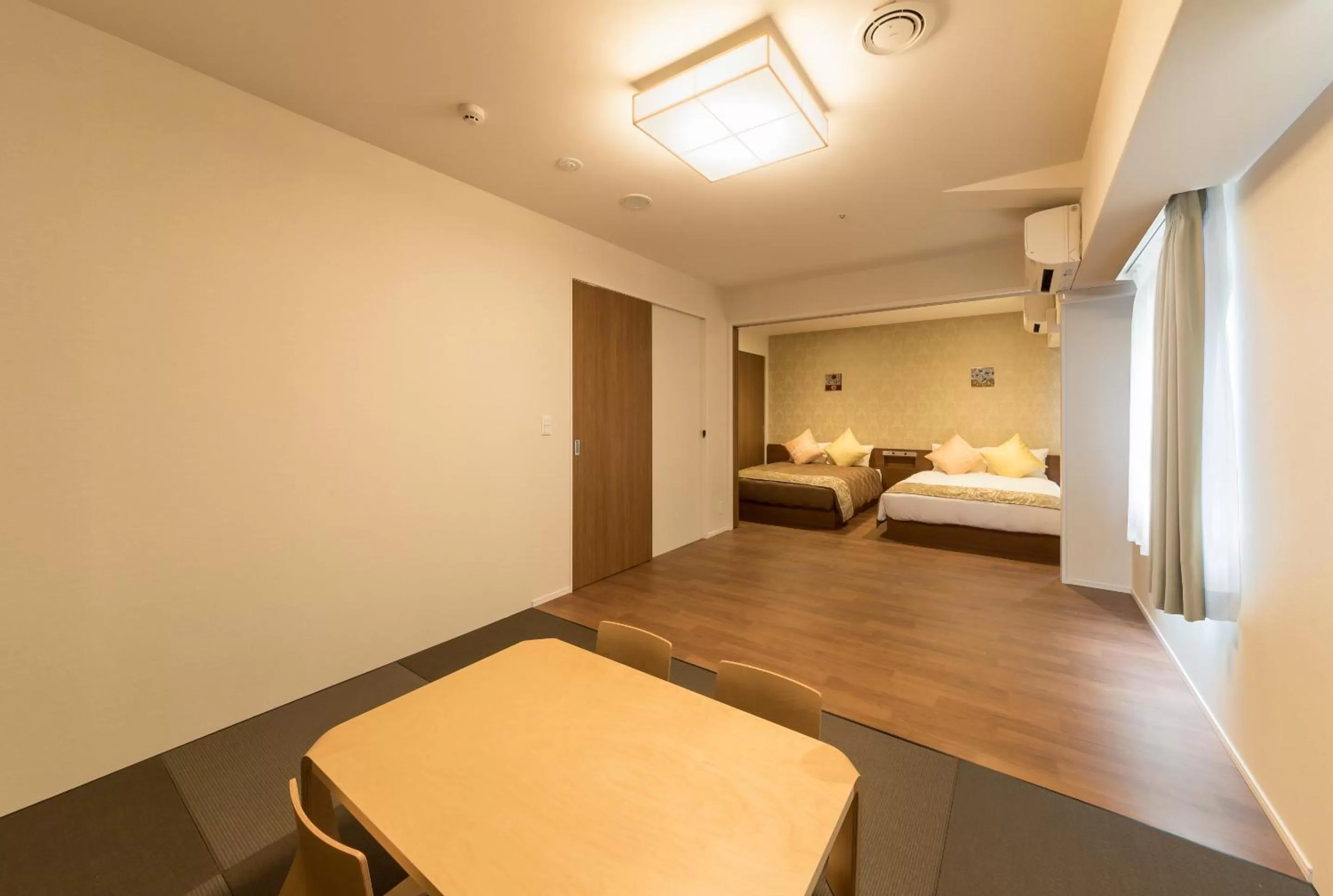 Photo of the whole room, Bed in SARASA HOTEL Shin-Osaka