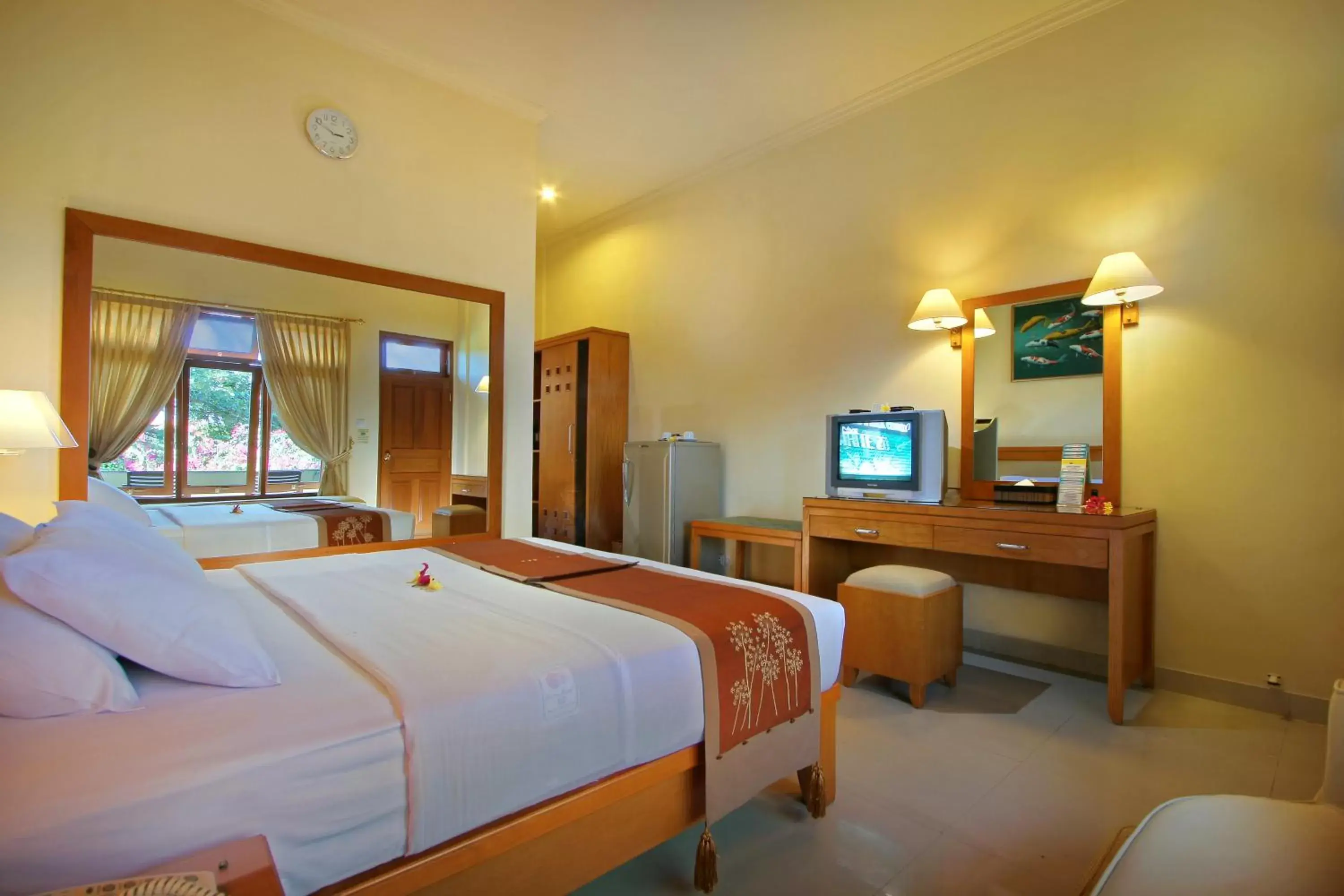 Bed in Febri's Hotel & Spa