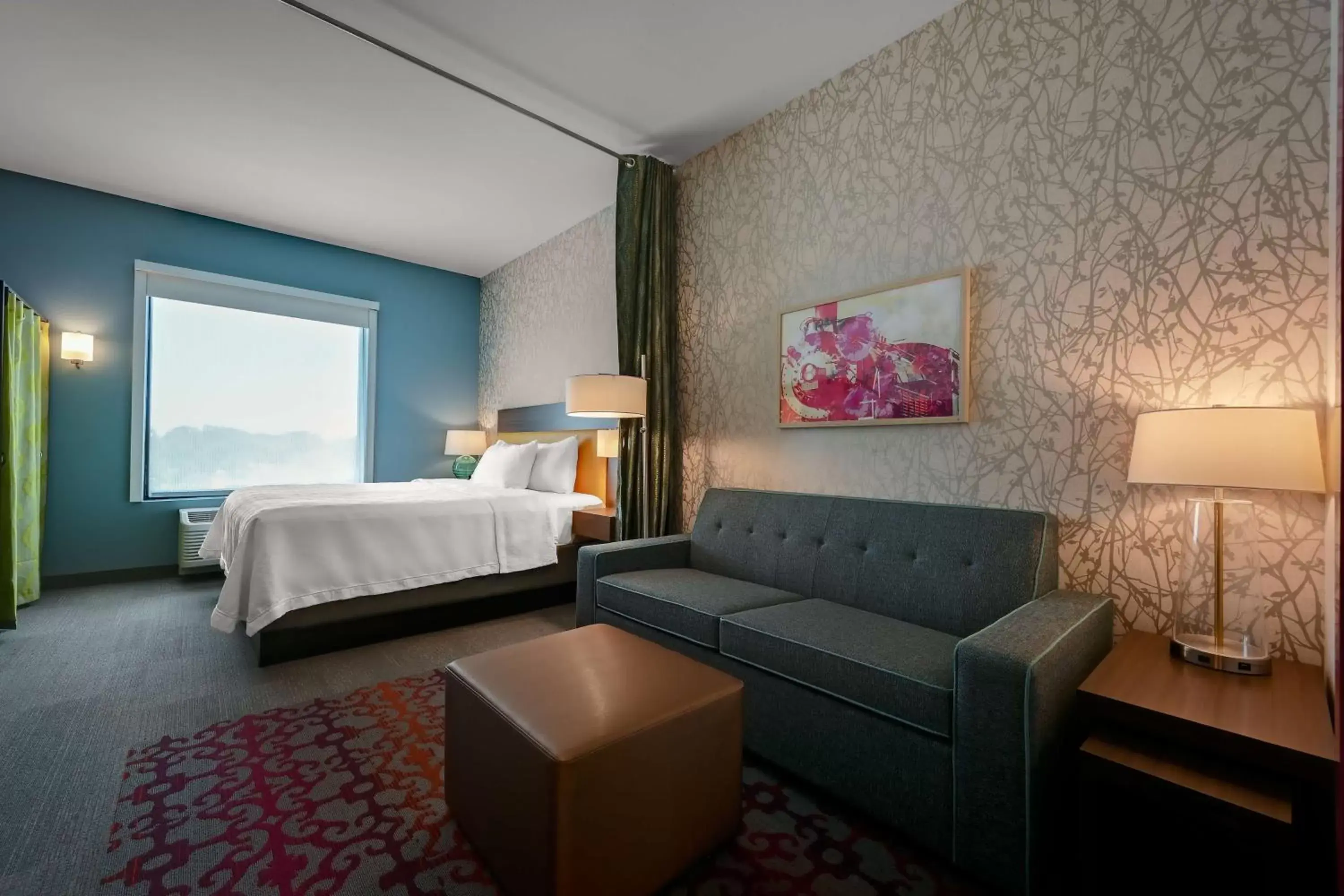 Living room, Bed in Home2 Suites By Hilton Temple Living room, Bed in Home2 Suites By Hilton Temple