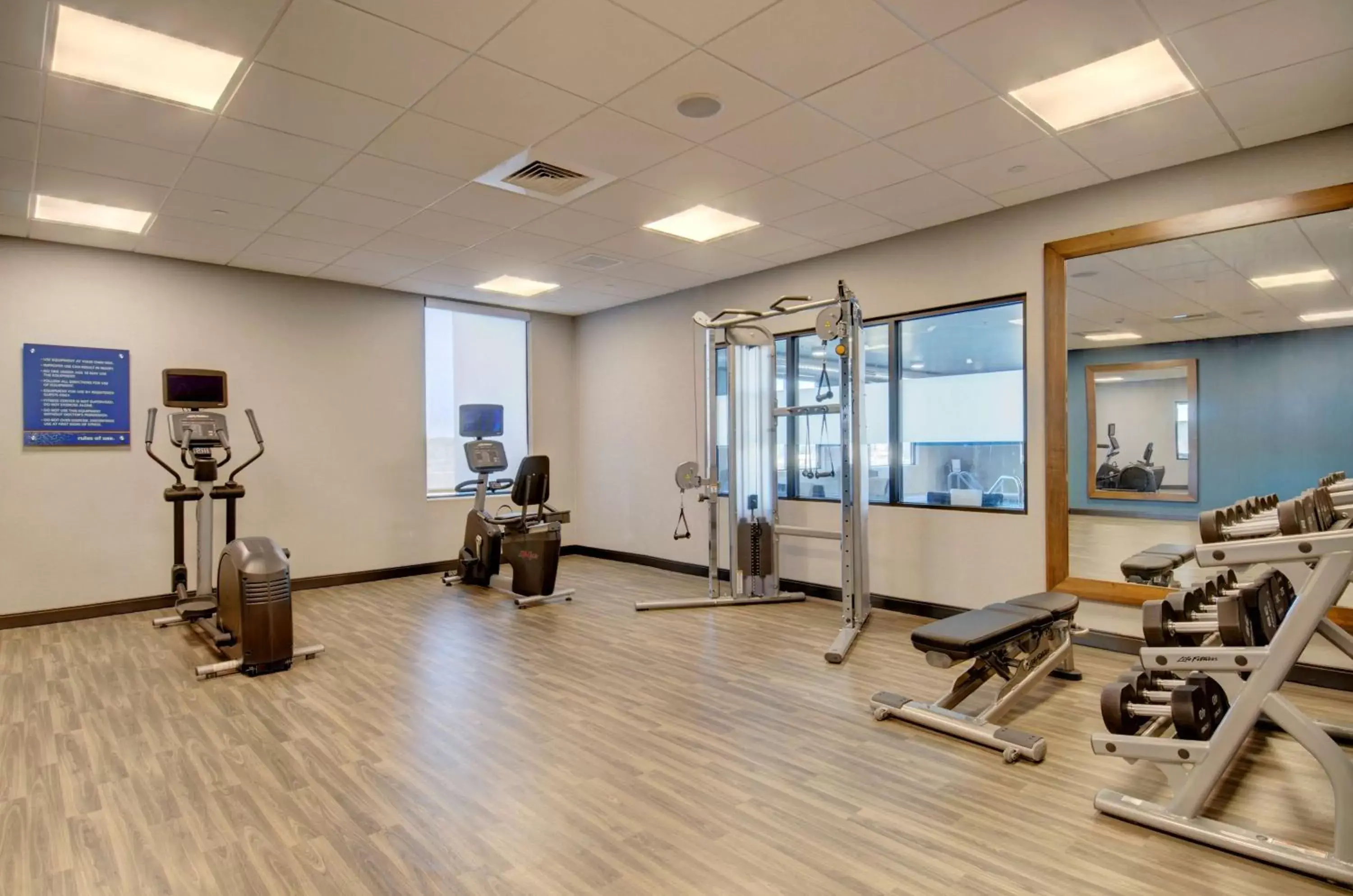 Fitness centre/facilities in Hampton Inn & Suites Portland West Fitness centre/facilities in Hampton Inn & Suites Portland West