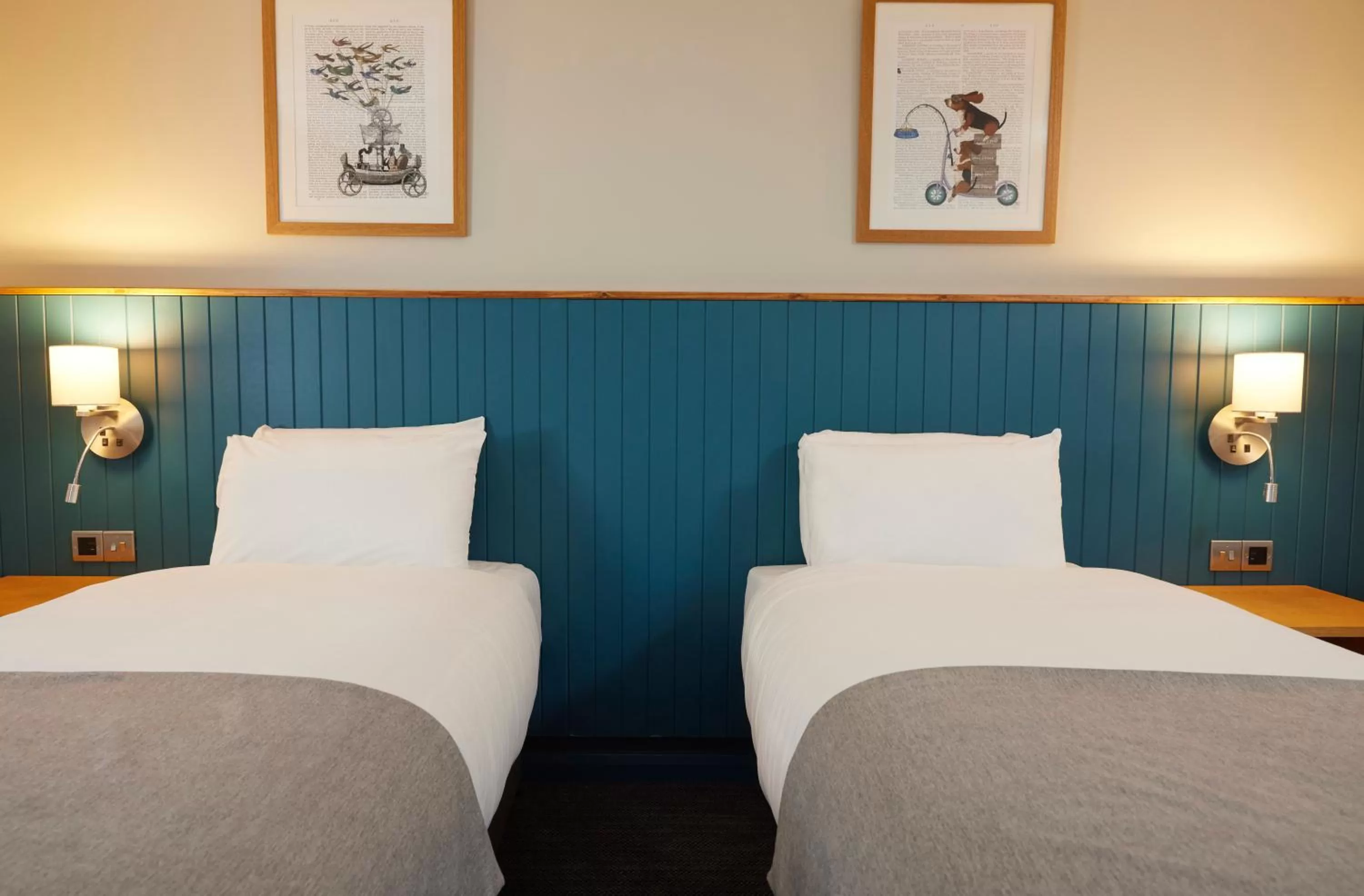 Bed in Holmfield Arms by Greene King Inns