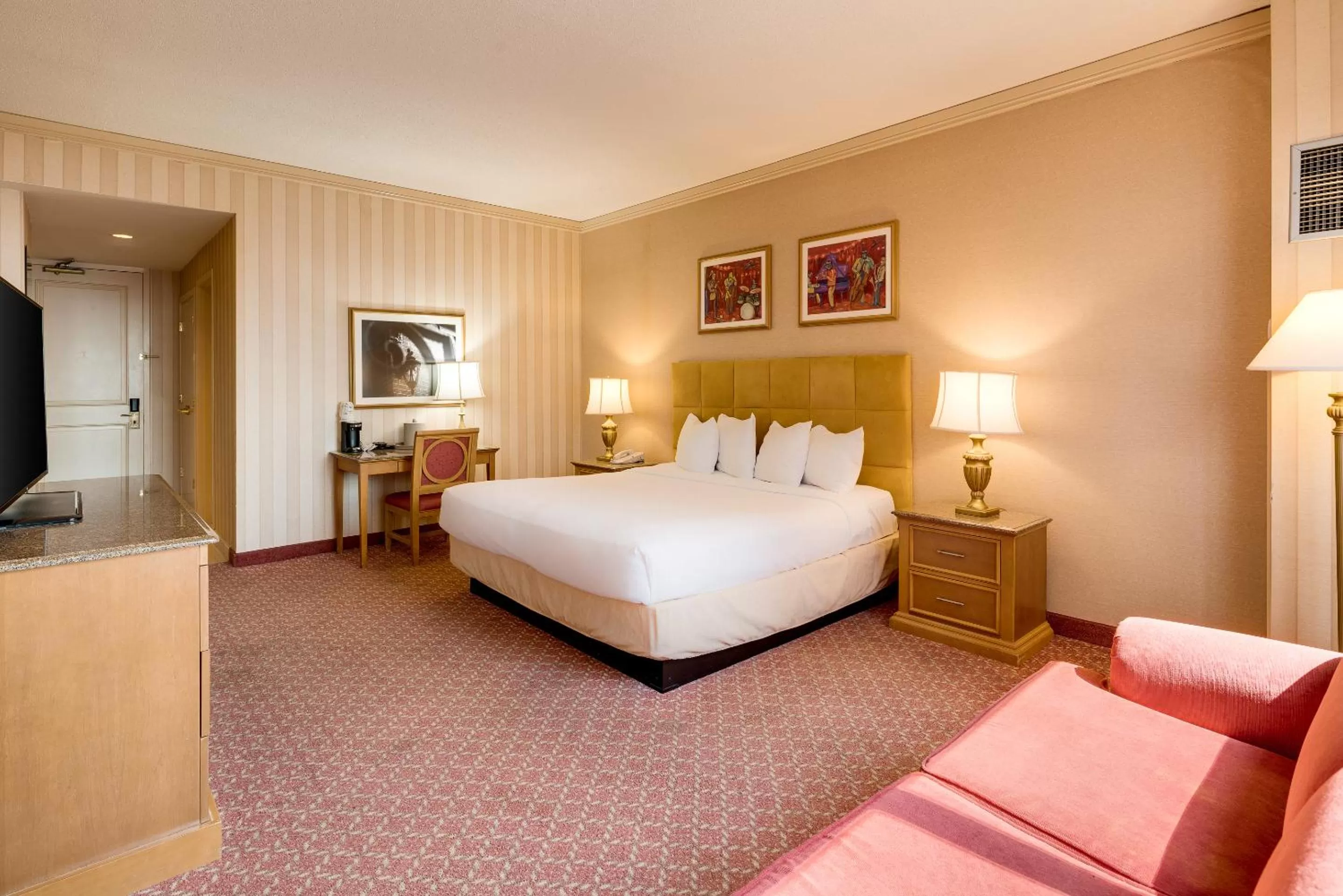 Bed in Showboat Hotel Atlantic City