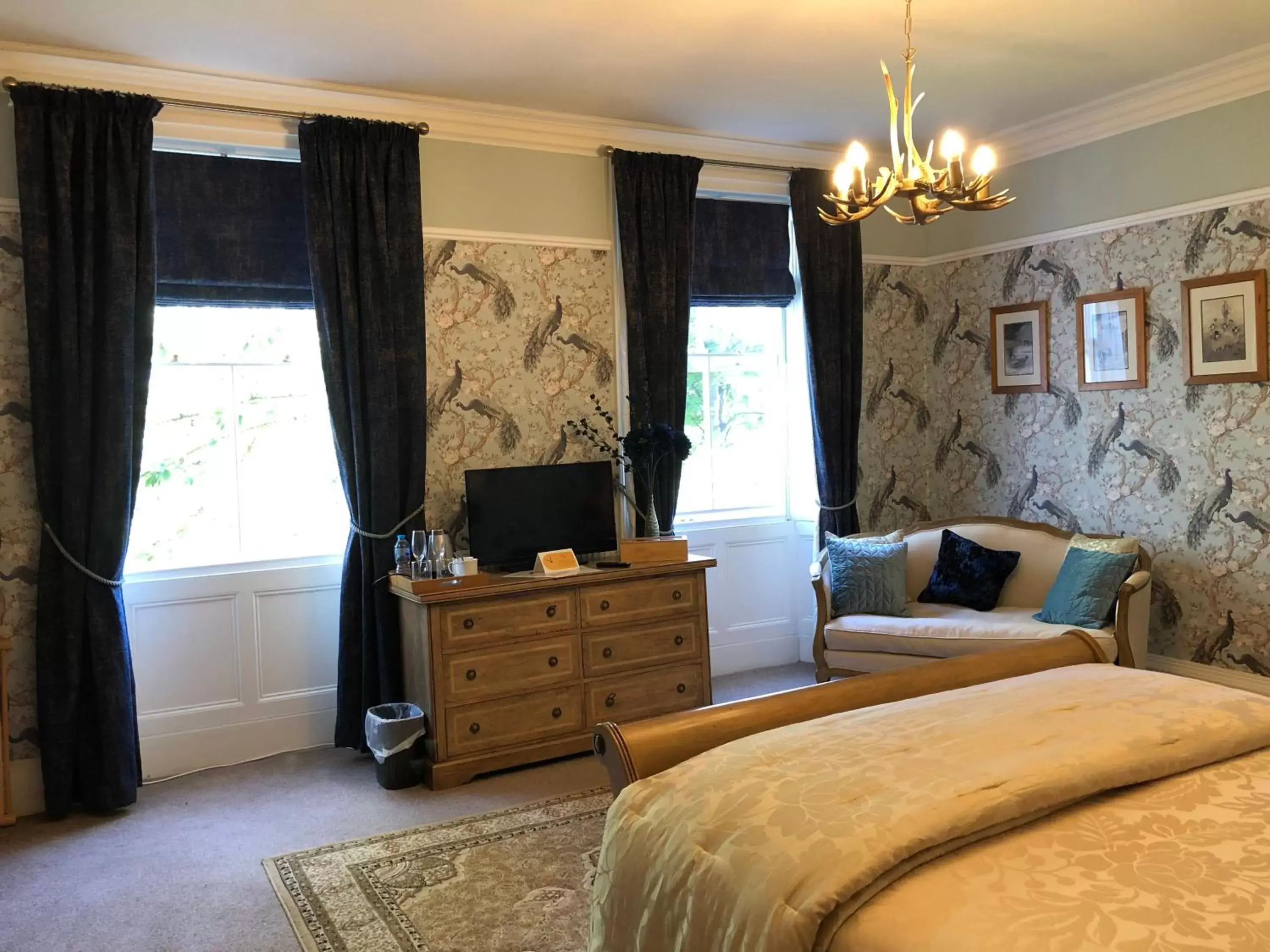 Bed, Seating Area in Highgate House