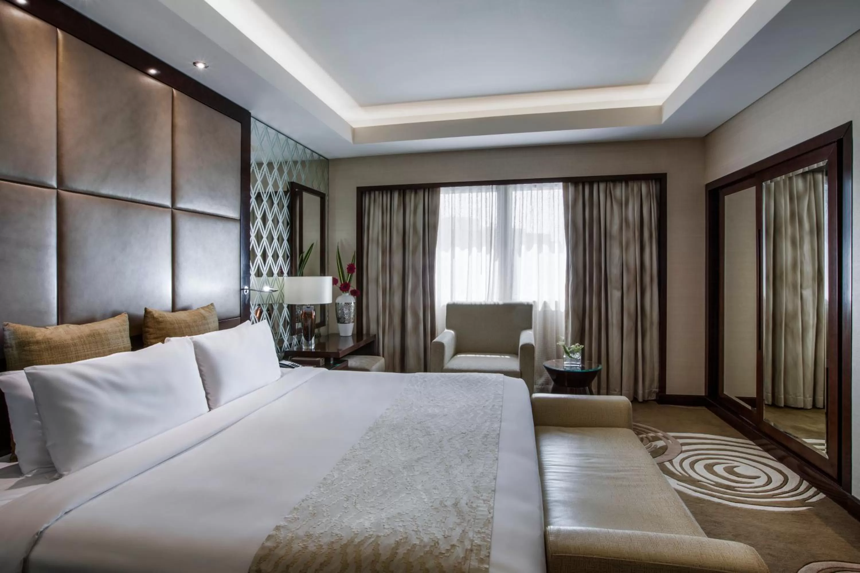 Photo of the whole room, Bed in Crowne Plaza Dubai Deira by IHG