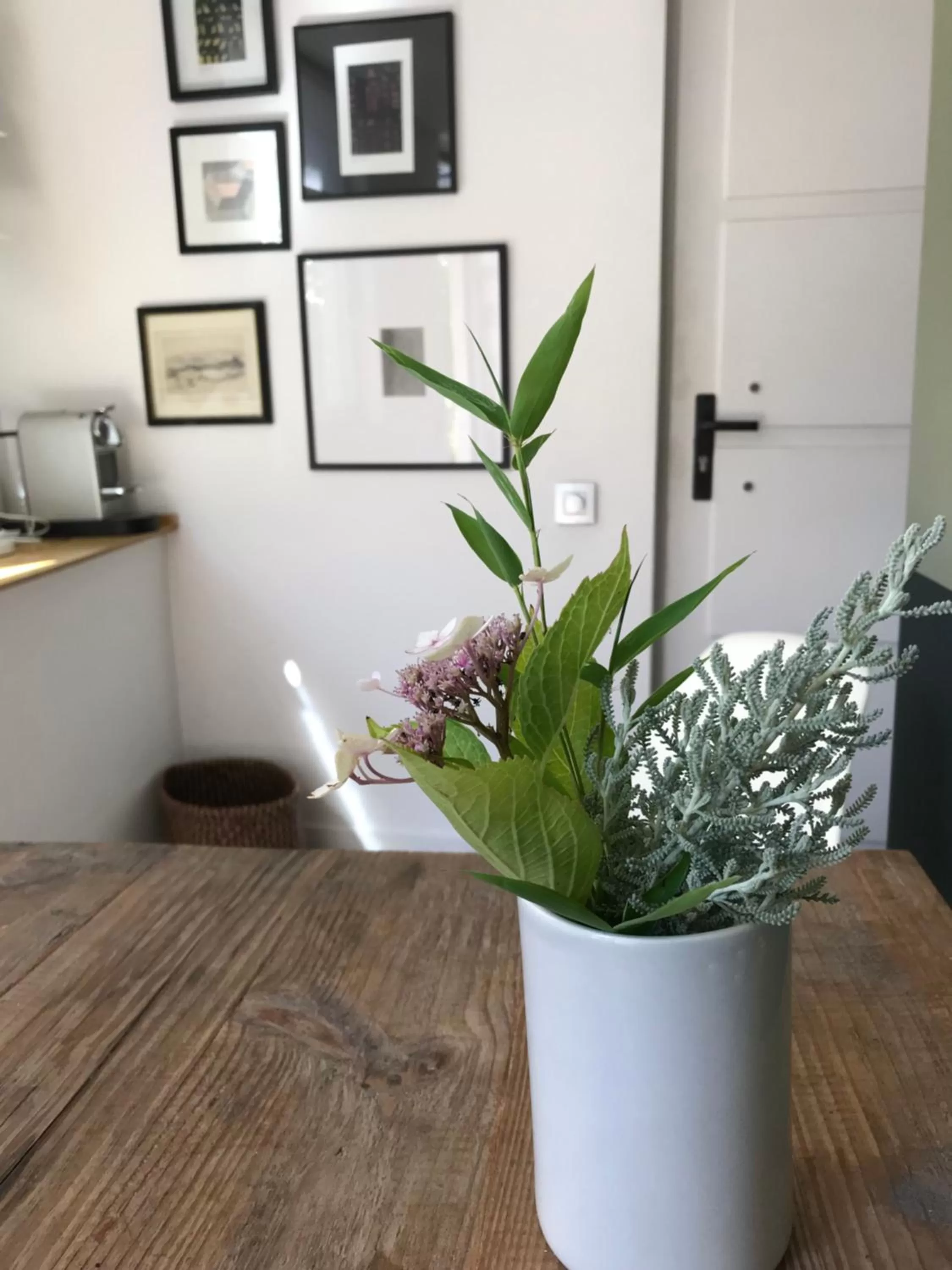 Dining area in B&B La Ruelle