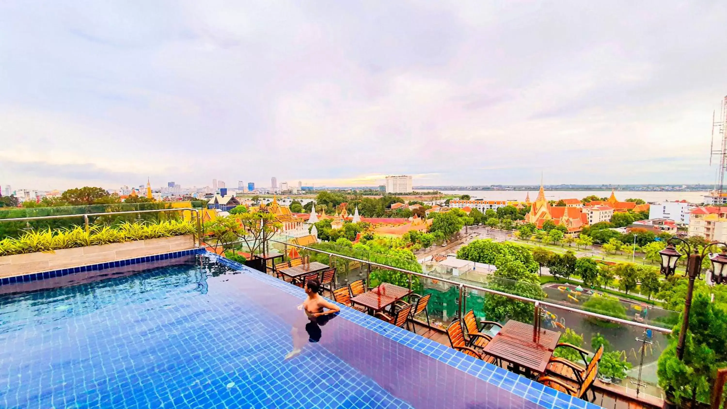 Pool View in Le Botum Hotel