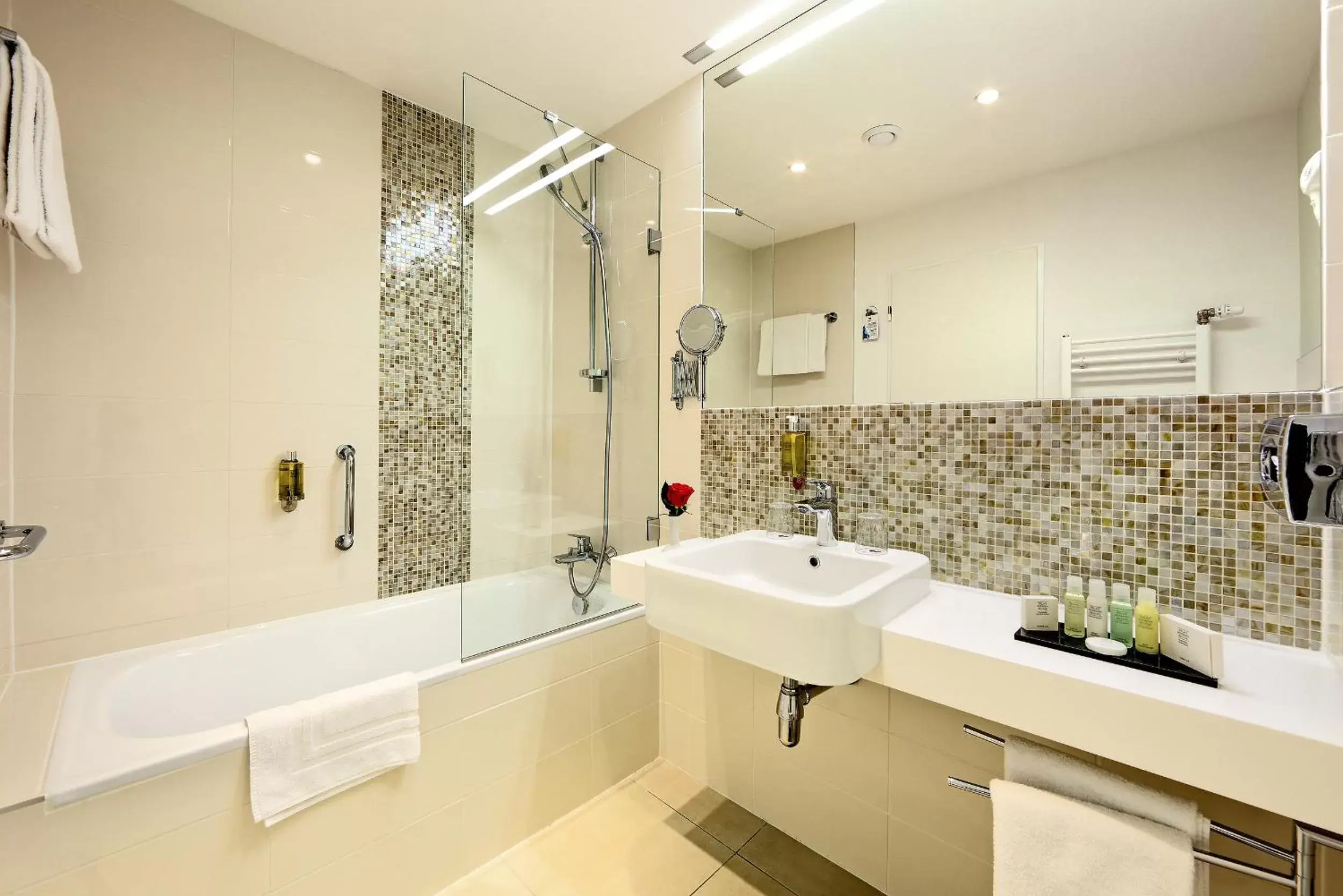 Shower, Bathroom in Hotel Duo