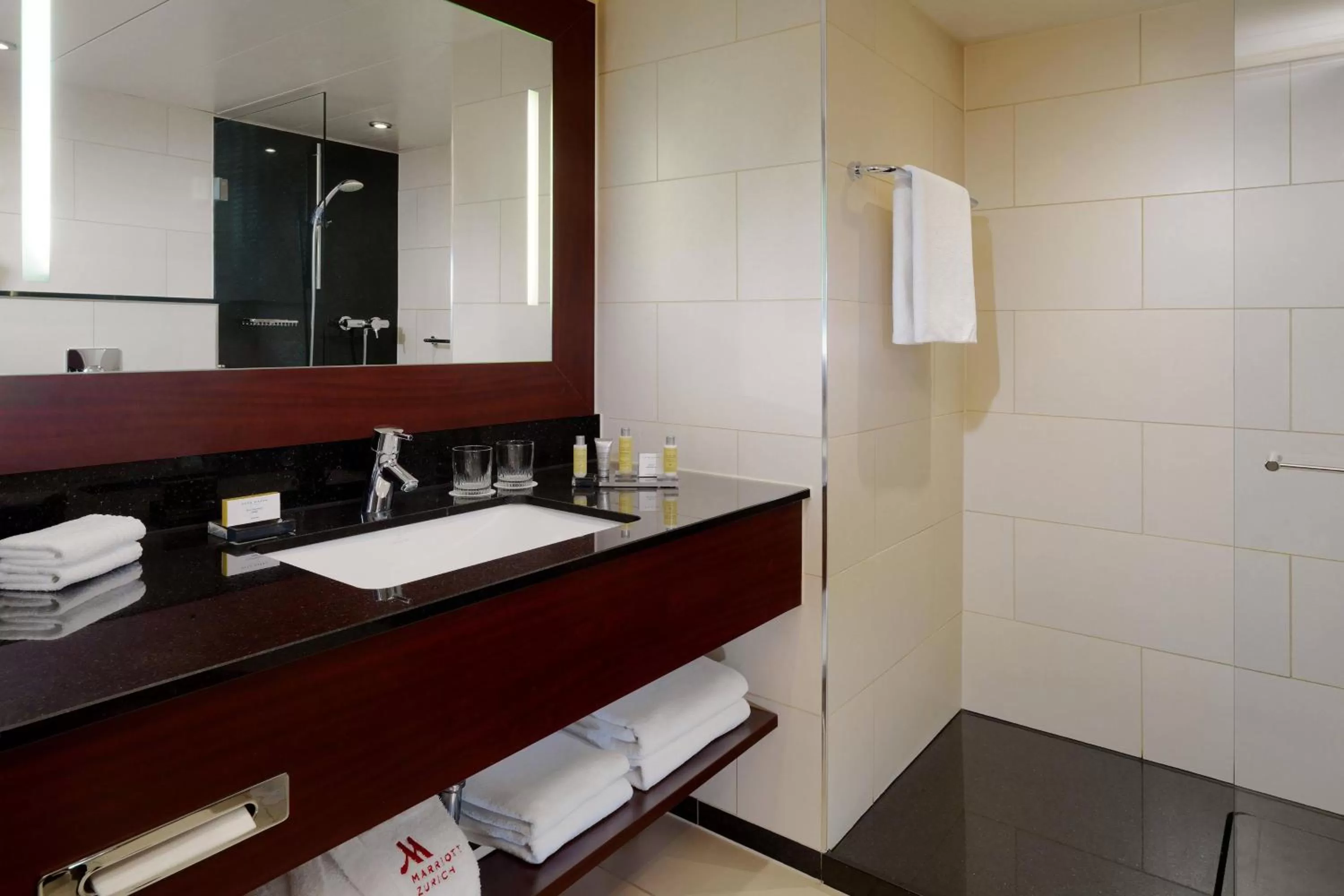 Bathroom in Zurich Marriott Hotel