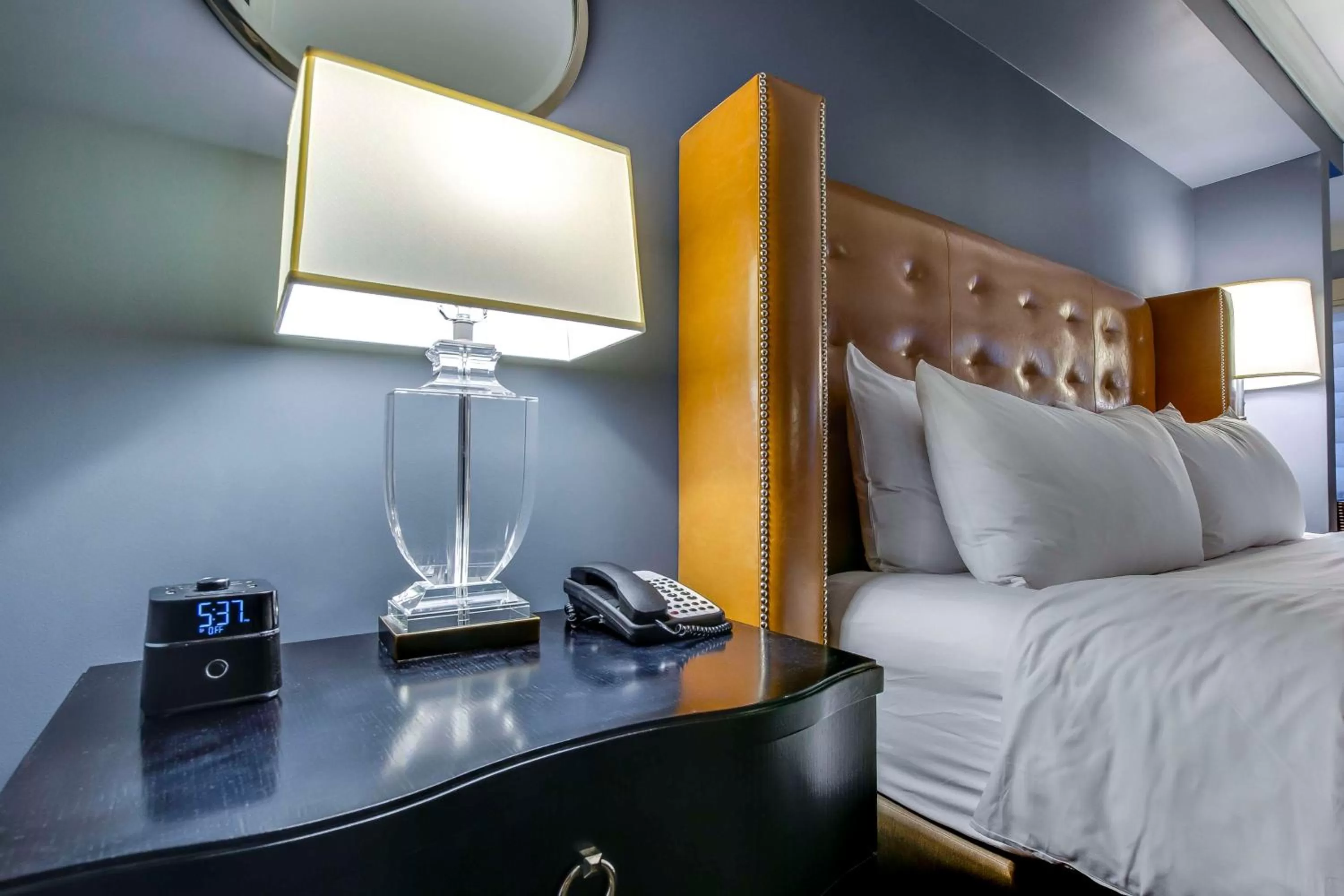 Bed in The Campbell House Lexington, Curio Collection by Hilton