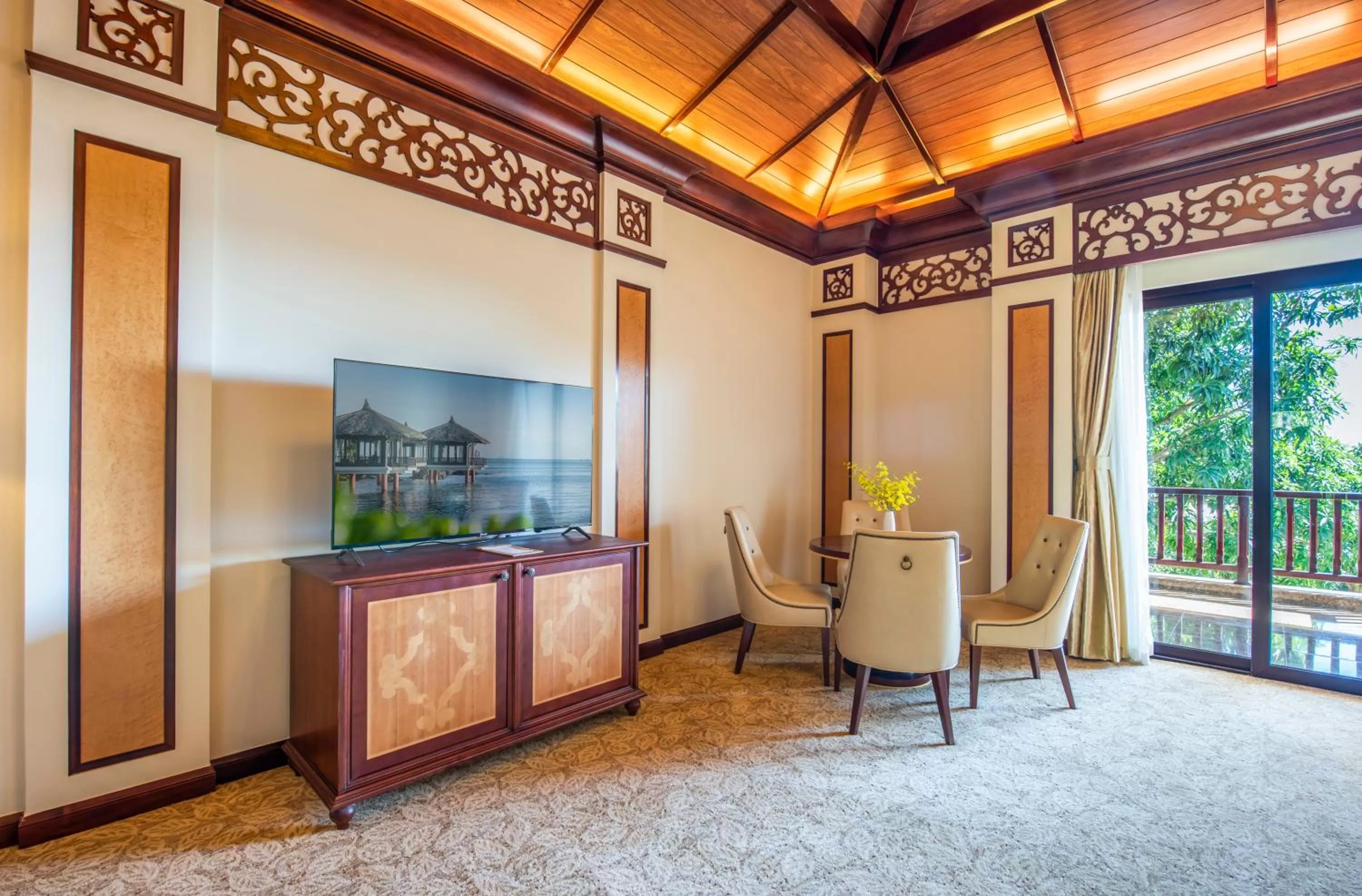 Living room in Vinpearl Luxury Nha Trang