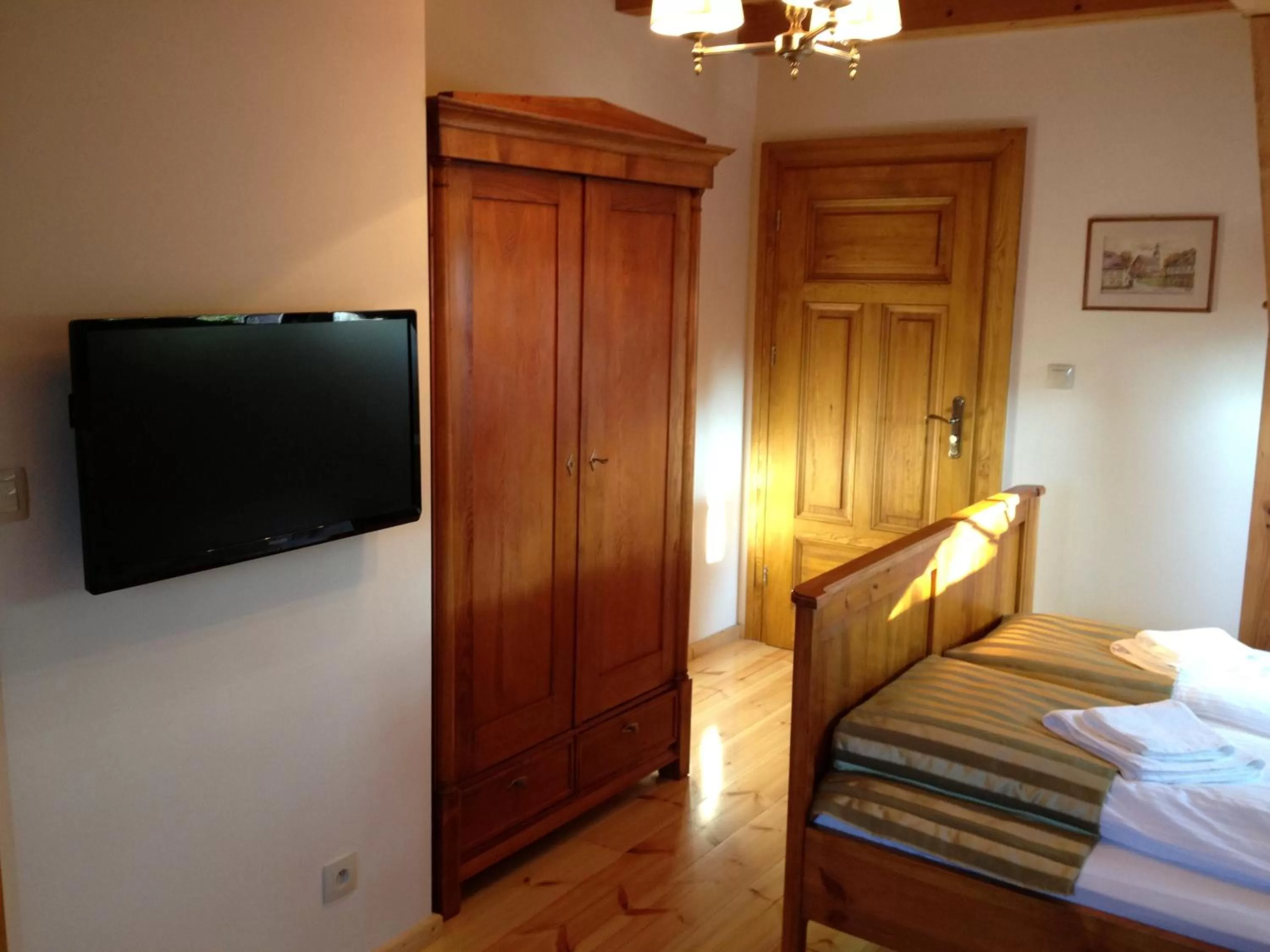 Bed in Pensjonat Dom Zegarmistrza