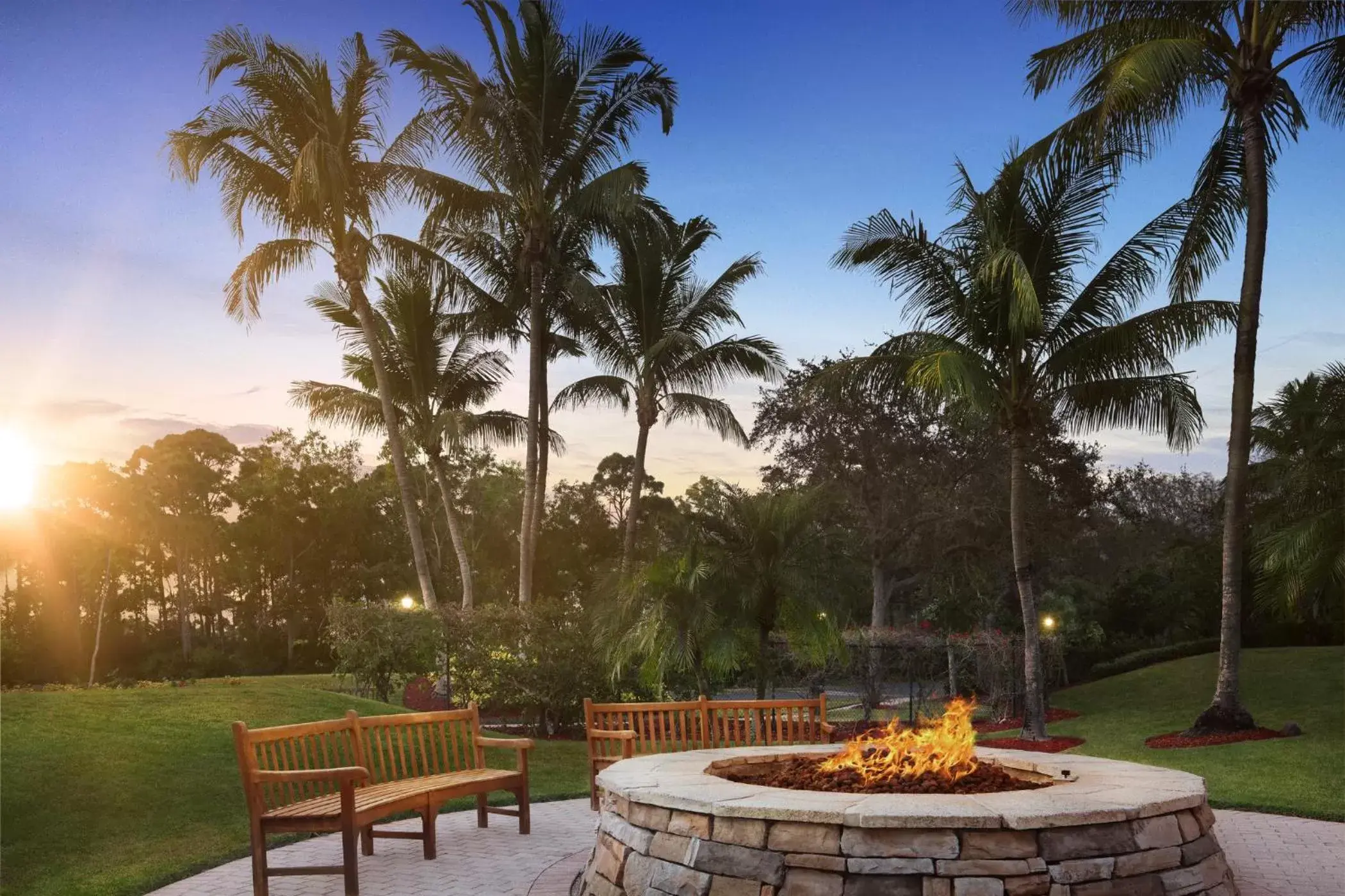 Natural landscape in Hyatt Residence Club Bonita Springs, Coconut Plantation