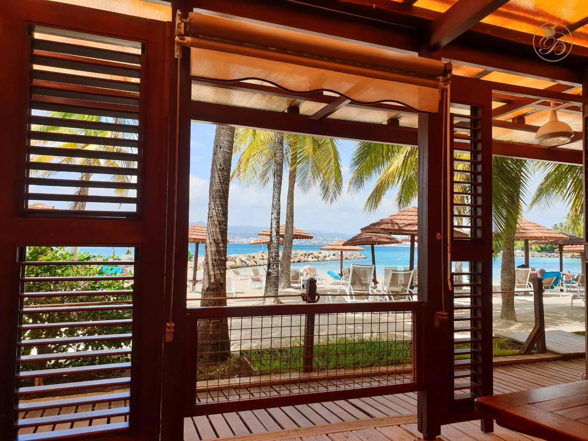 Restaurant/places to eat in Hotel Bakoua Martinique