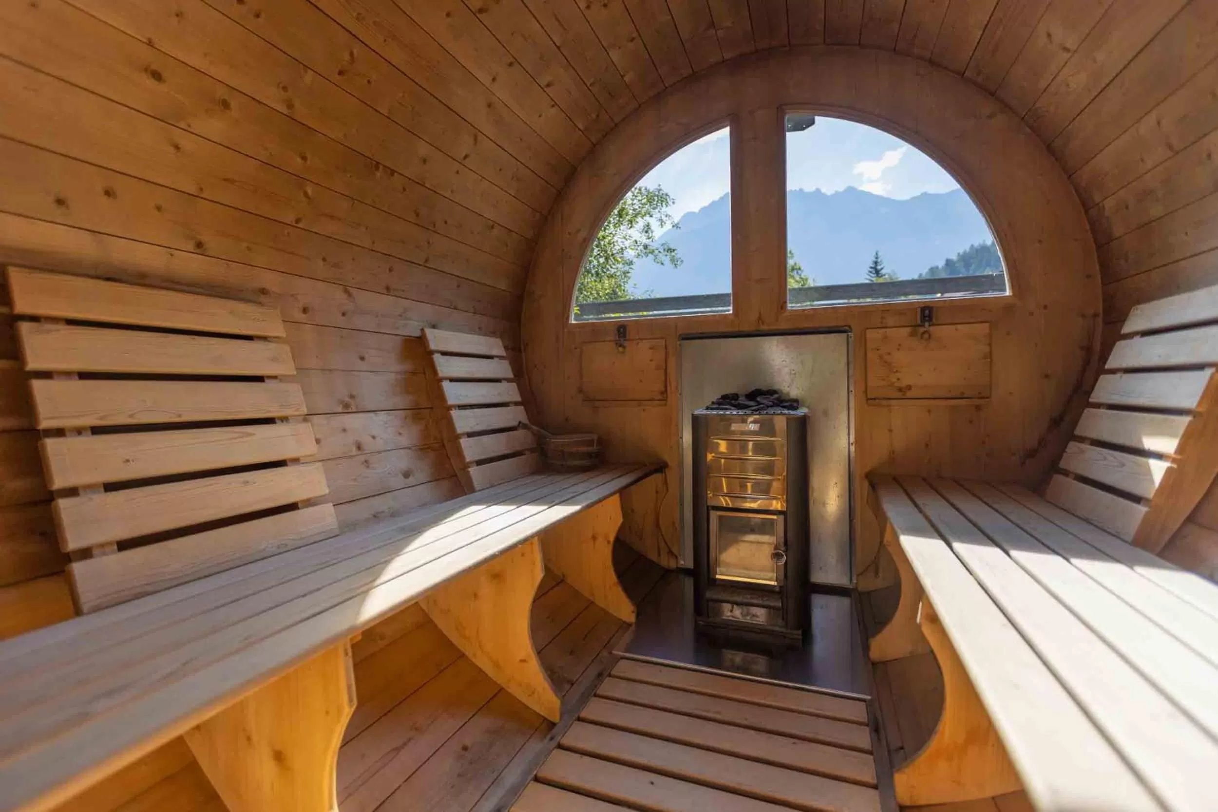 Sauna in Residence Club Ponte Di Legno