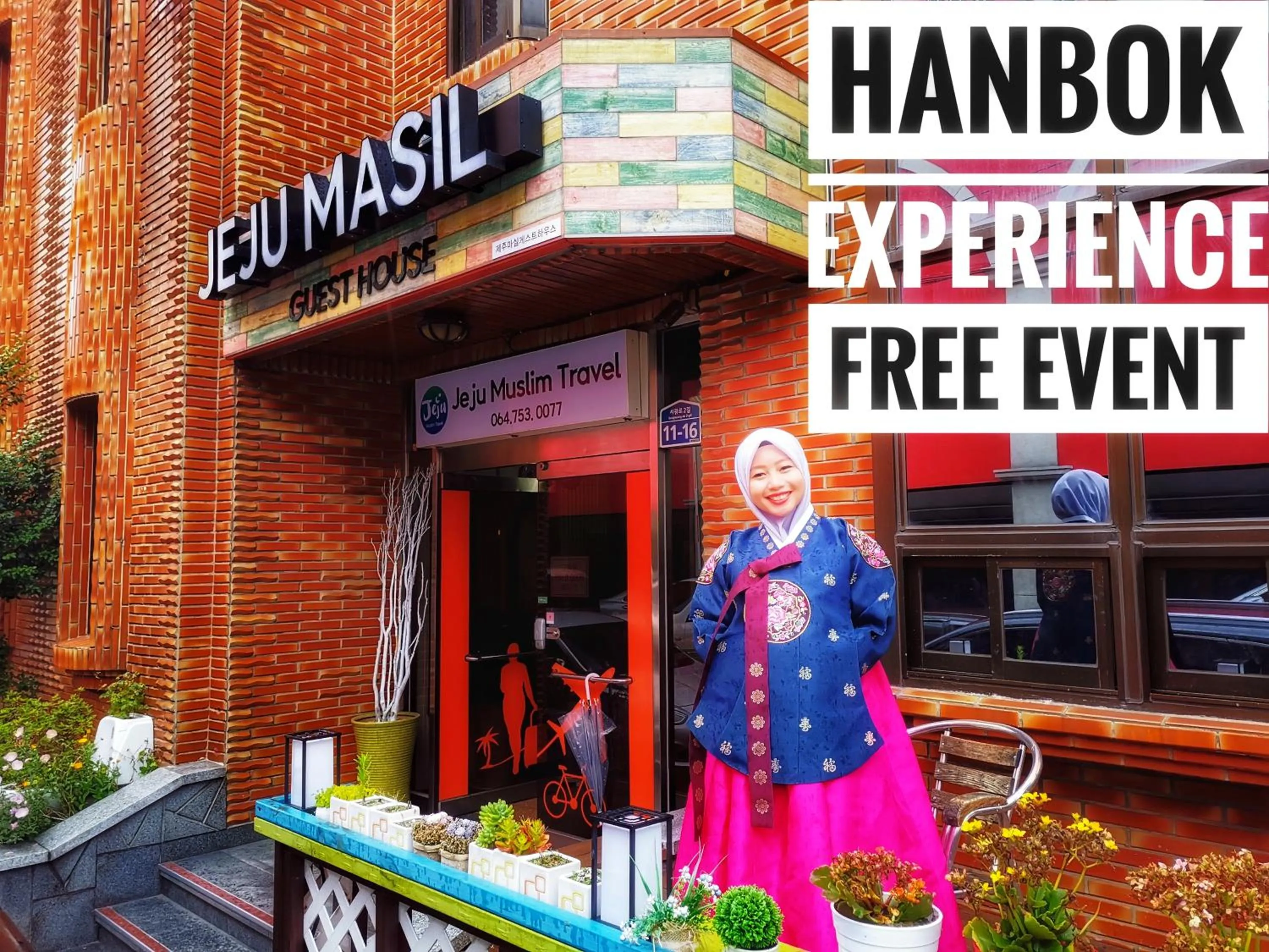 Facade/entrance in Jeju Masil Guesthouse