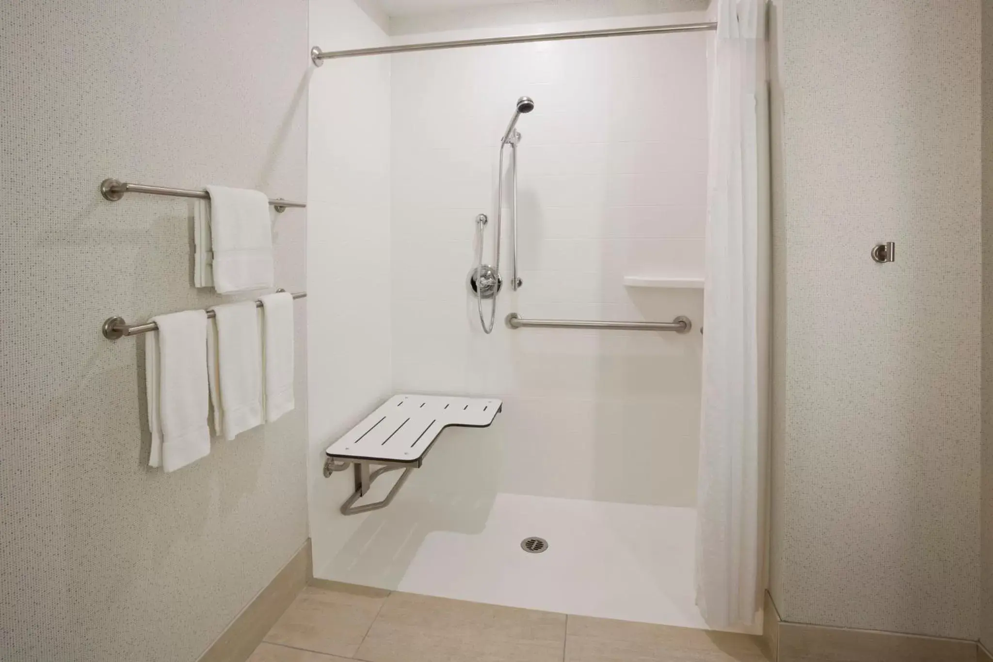 King Suite with Accessible Roll-in Shower in Holiday Inn Express Hotel & Suites Minneapolis-Golden Valley, an IHG Hotel King Suite with Accessible Roll-in Shower in Holiday Inn Express Hotel & Suites Minneapolis-Golden Valley, an IHG Hotel