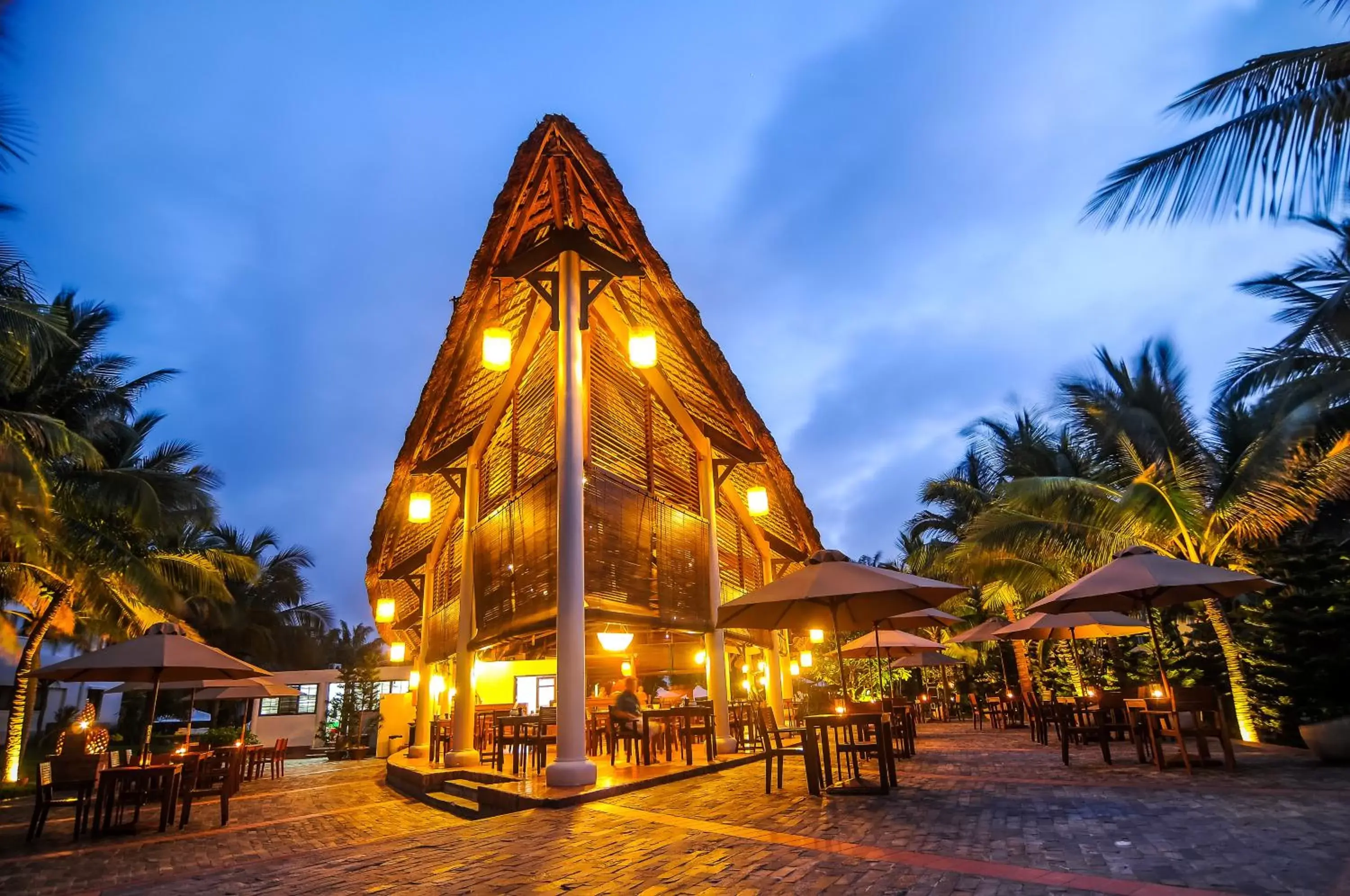Restaurant/places to eat, Property Building in Palm Garden Beach Resort & Spa