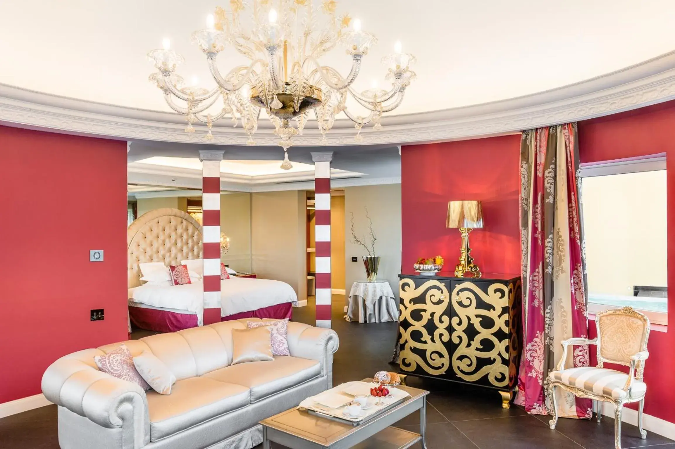 Living room in Villa e Palazzo Aminta - A Leading Hotel of The World Living room in Villa e Palazzo Aminta - A Leading Hotel of The World